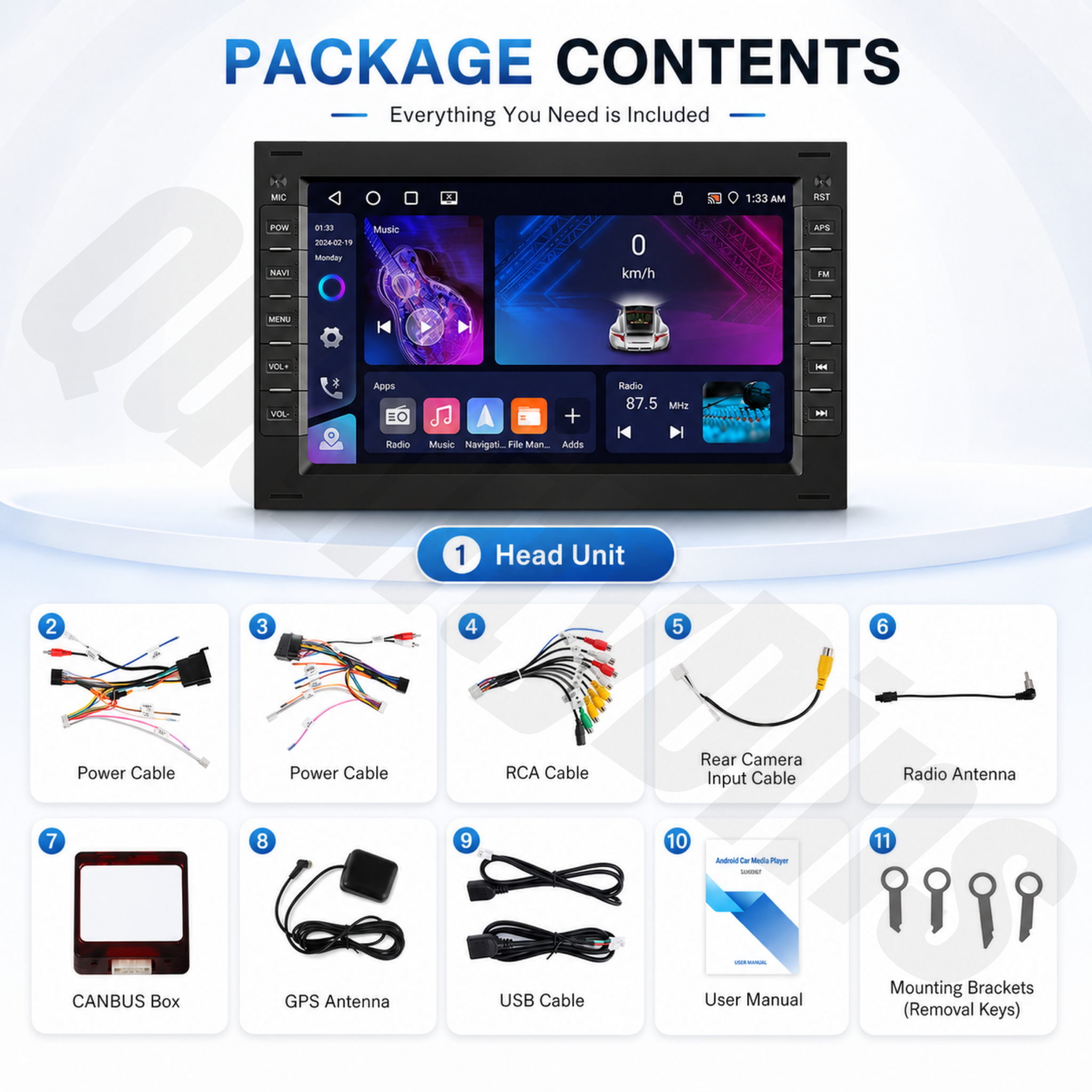 Volkswagen Polo 2006-2009 | Apple CarPlay & Android Auto Head Unit Upgrade Kit