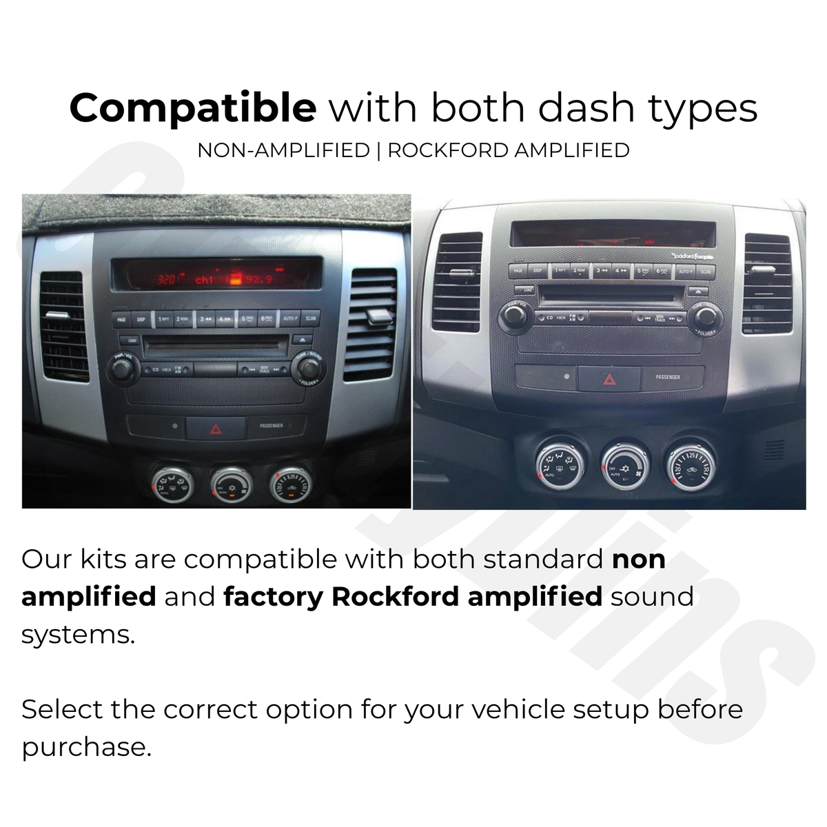 Mitsubishi Outlander 2006-2012 (ZG, ZH) | Apple CarPlay & Android Auto Head Unit Upgrade Kit