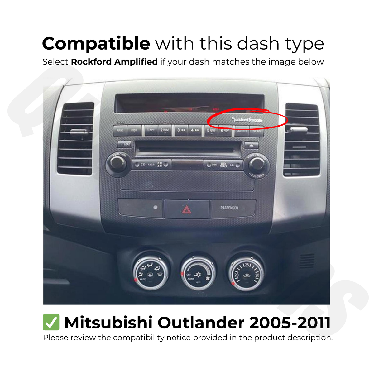 Mitsubishi Outlander 2006-2012 (ZG, ZH) | Apple CarPlay & Android Auto Head Unit Upgrade Kit