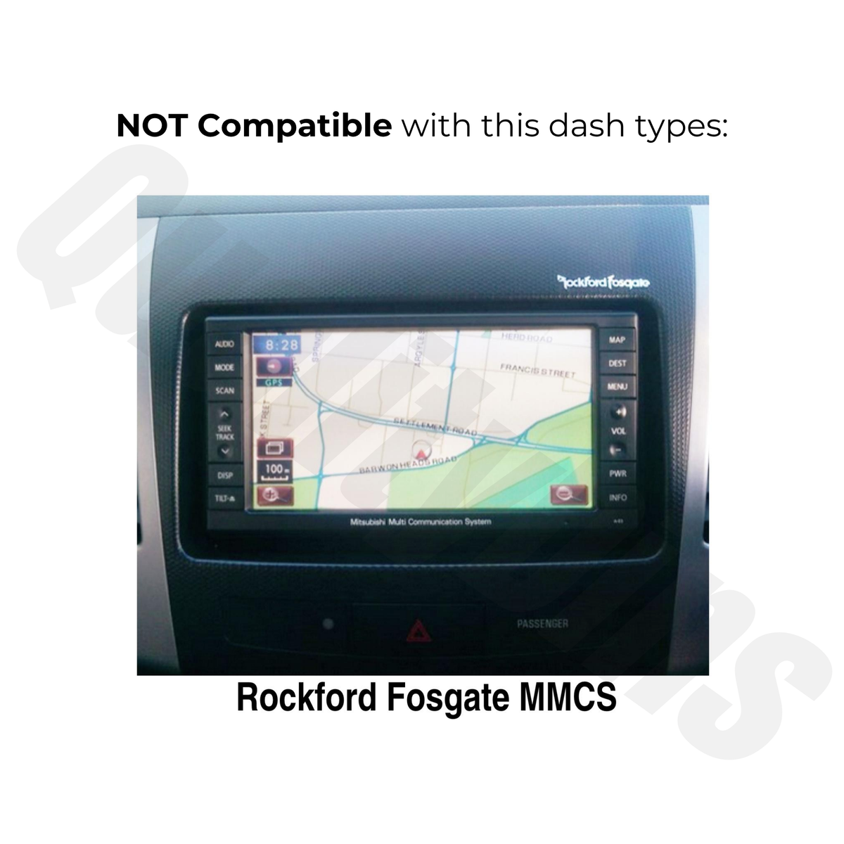 Mitsubishi Outlander 2006-2012 (ZG, ZH) | Apple CarPlay & Android Auto Head Unit Upgrade Kit
