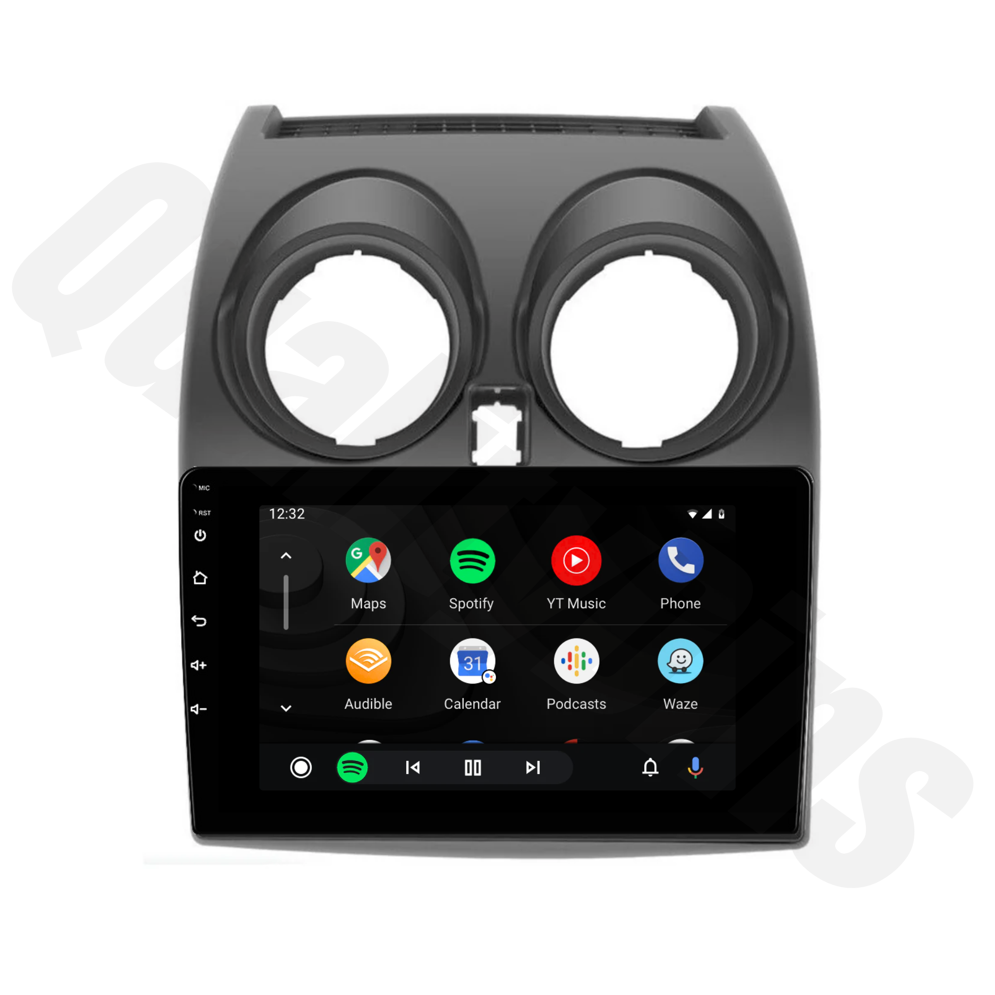 Nissan Dualis 2007-2013 Apple CarPlay and Android Auto Plug and Plug Head Unit Upgrade Kit