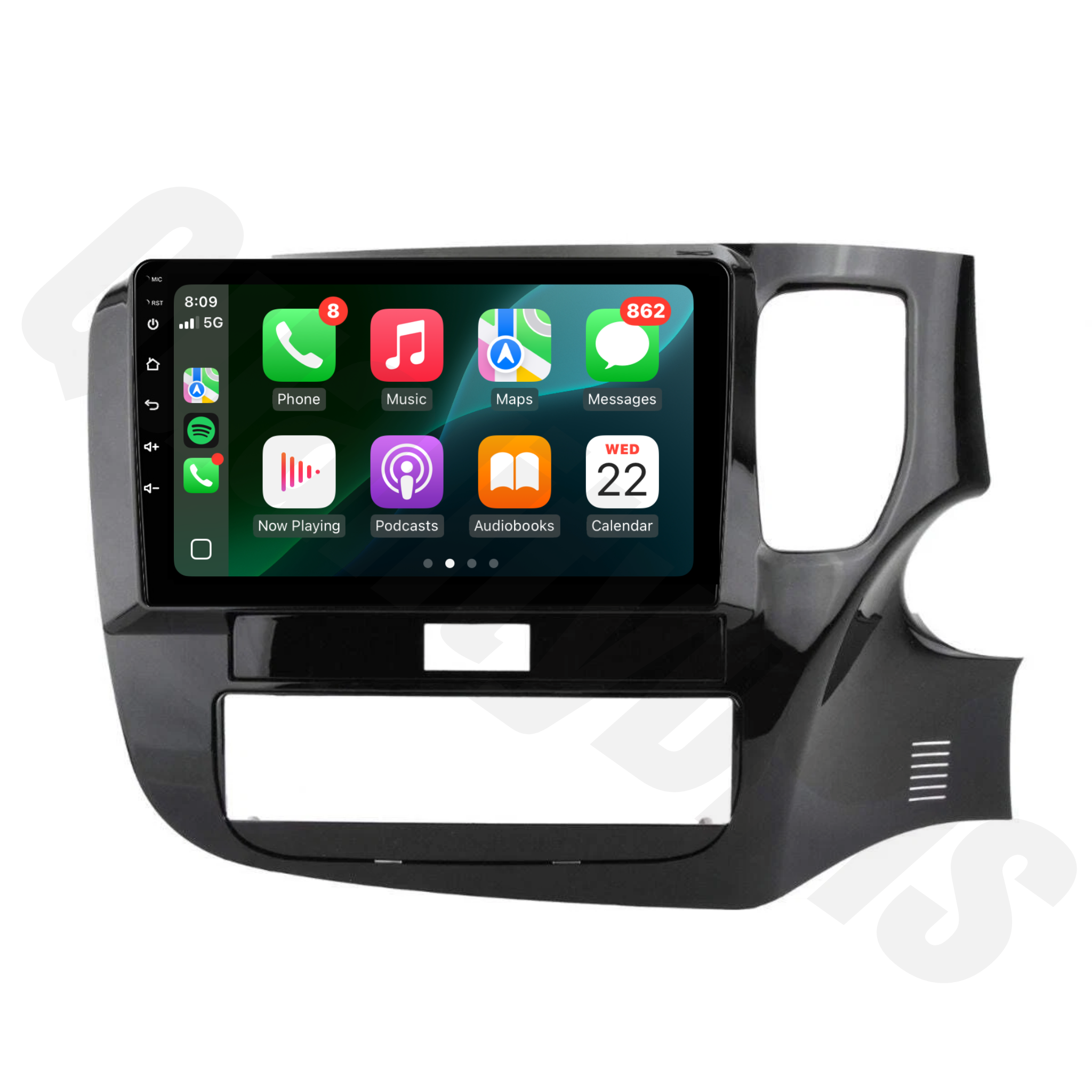 Mitsubishi Outlander 2012-2019 (ZJ, ZK) | Apple CarPlay & Android Auto Head Unit Upgrade Kit