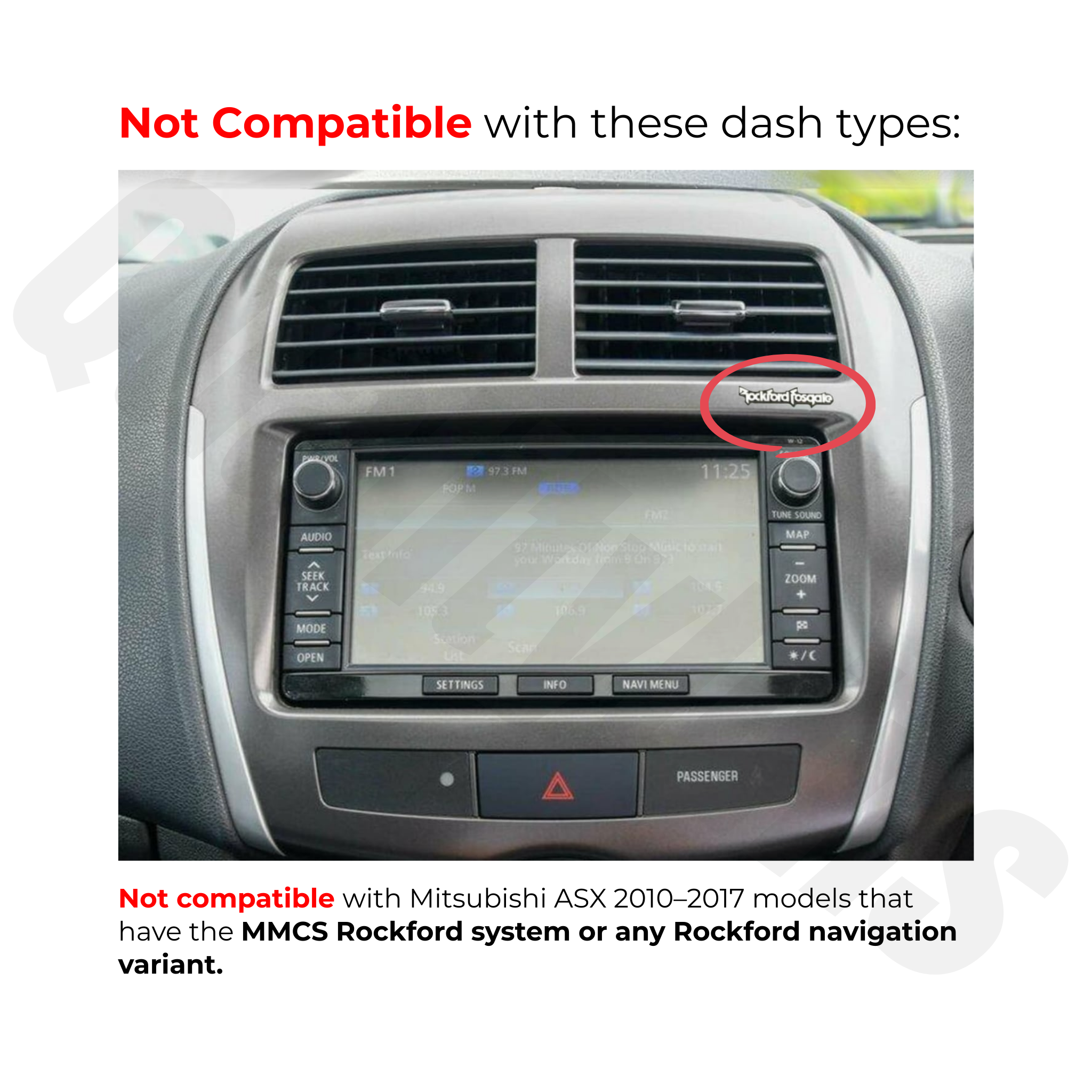 Mitsubishi ASX 2010-2017 | Apple CarPlay & Android Auto Head Unit Upgrade Kit