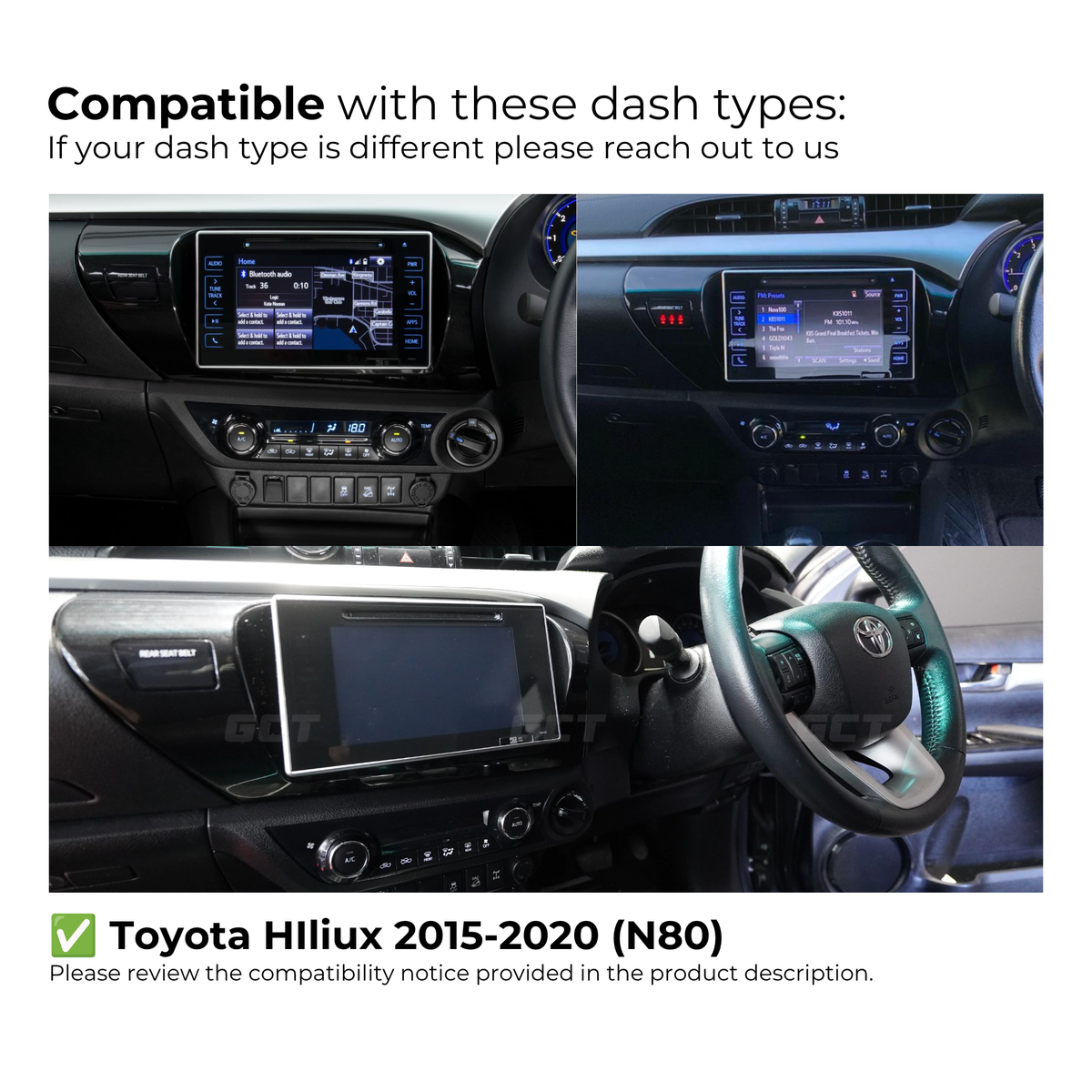 Toyota Hilux N80 2015-2020 | Apple CarPlay & Android Auto Head Unit Upgrade Kit