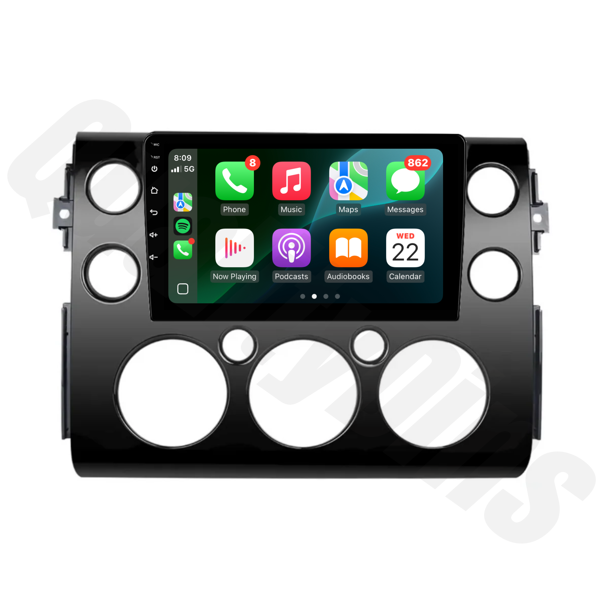Toyota FJ Cruiser 2007-2017 | Apple CarPlay & Android Auto Head Unit Upgrade Kit