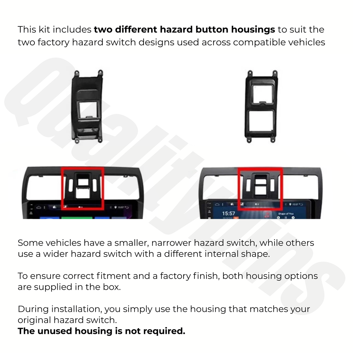Subaru Forester/Impreza/XV/Levorg (Silver A/C Trim) 2015-2018 | Apple CarPlay & Android Auto Head Unit Upgrade Kit | Read Compatibility Notice