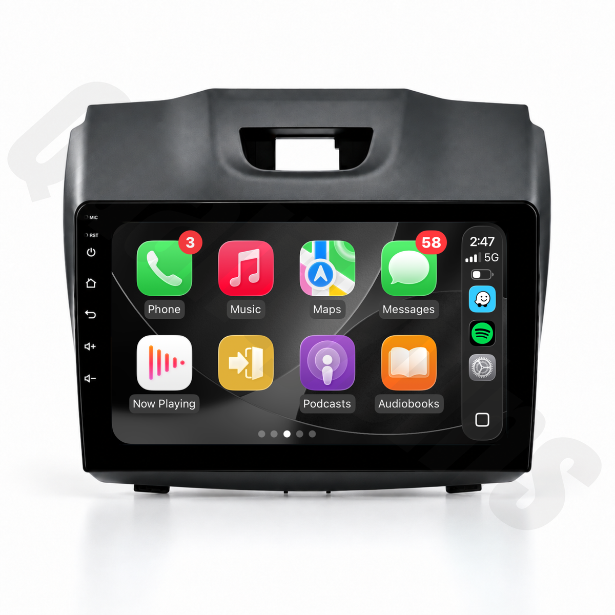 Isuzu D-Max & MU-X 2012–2020 | Apple CarPlay & Android Auto Head Unit Upgrade Kit