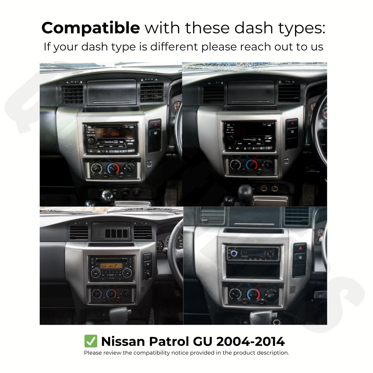 Nissan Patrol Y61 2004-2014 | Apple CarPlay & Android Auto Head Unit Upgrade Kit