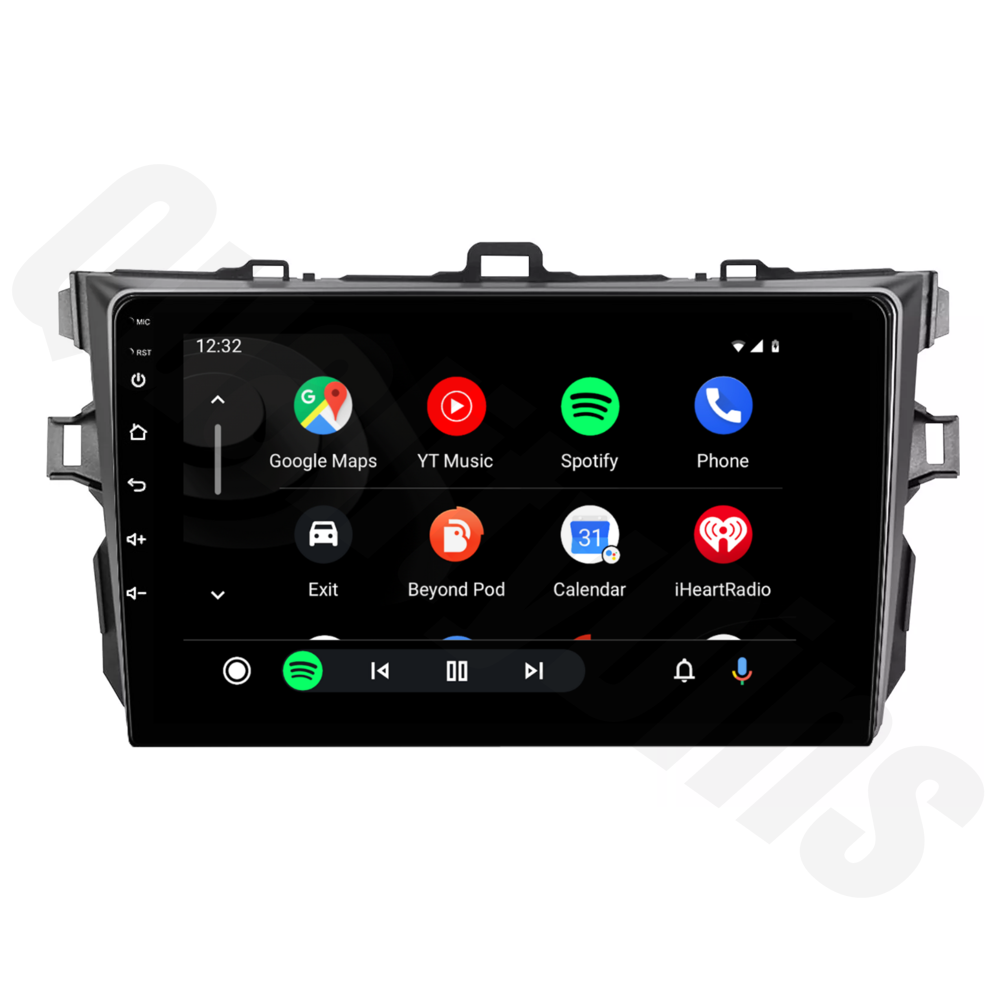 Toyota Corolla Sedan 2007-2011 | Apple CarPlay & Android Auto Head Unit Upgrade Kit