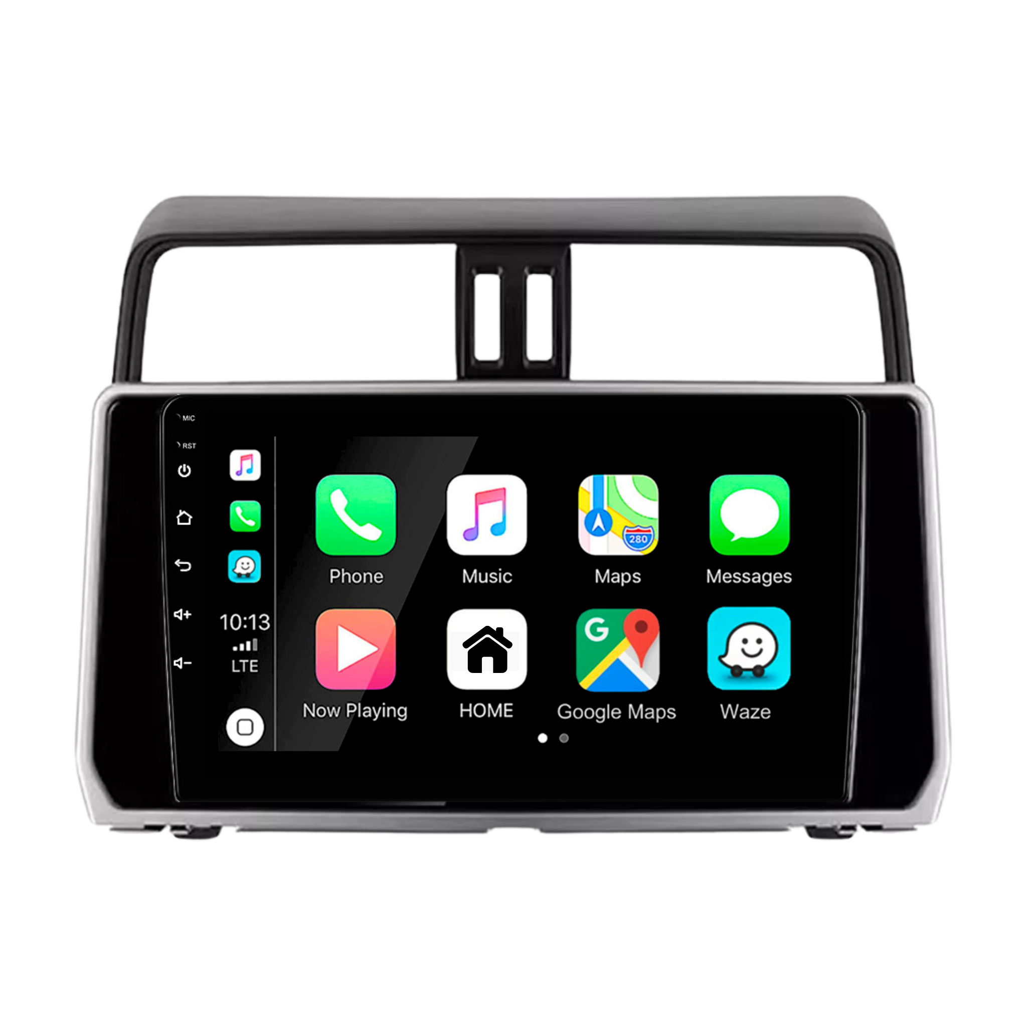 Toyota Prado 150 Series 2017-2020 Apple CarPlay and Android Auto Plug and Plug Head Unit Upgrade Kit