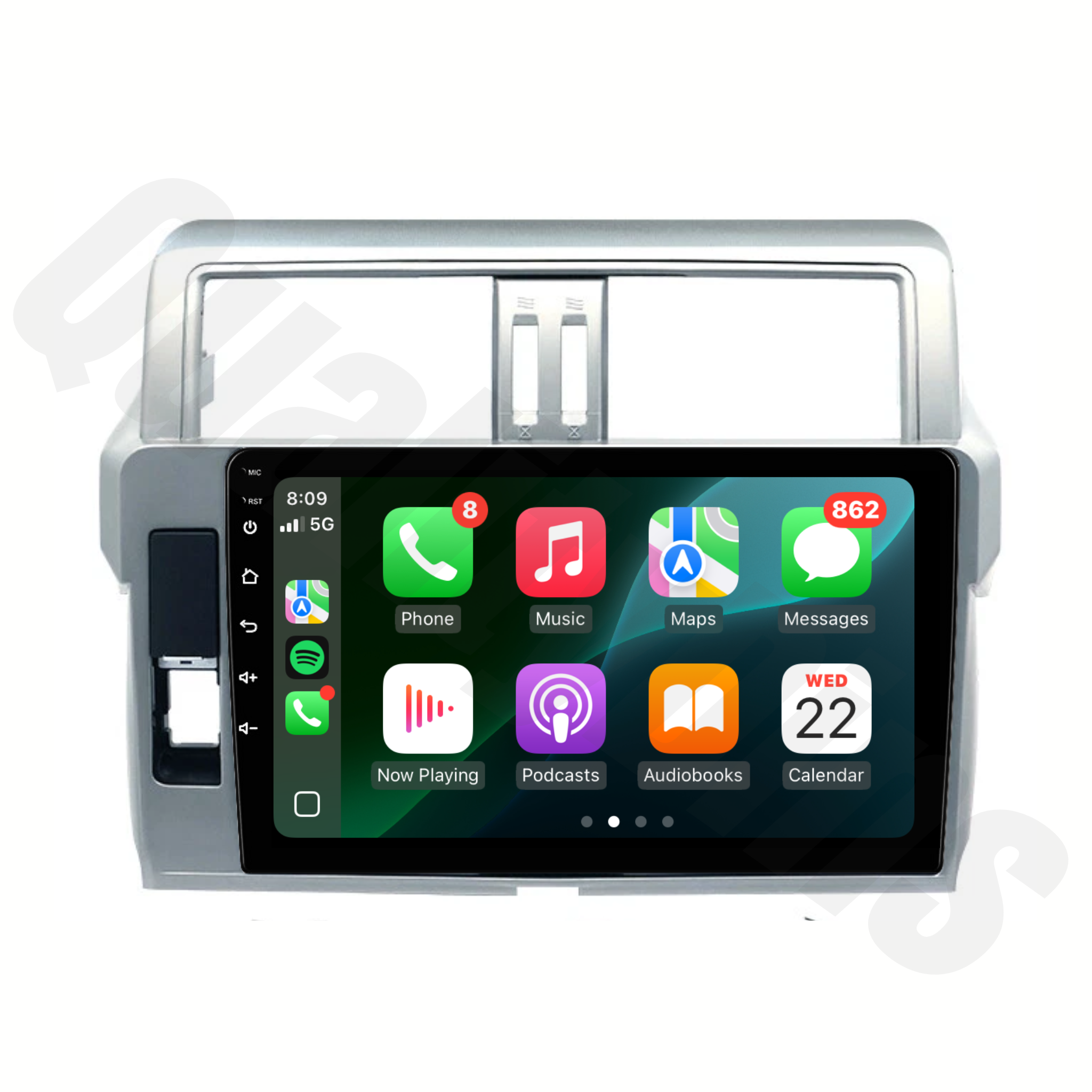 Toyota Prado 150 Series 2014–2017 (GX & GXL) | Apple CarPlay & Android Auto Head Unit Upgrade Kit