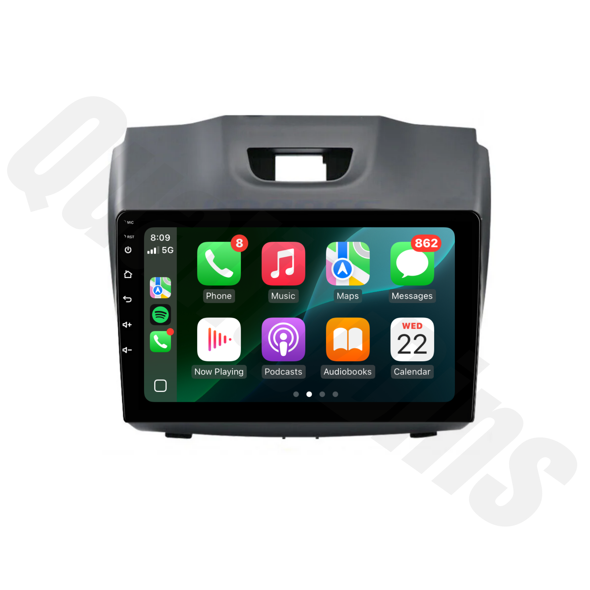 Isuzu D-Max & MU-X 2012–2020 | Apple CarPlay & Android Auto Head Unit Upgrade Kit