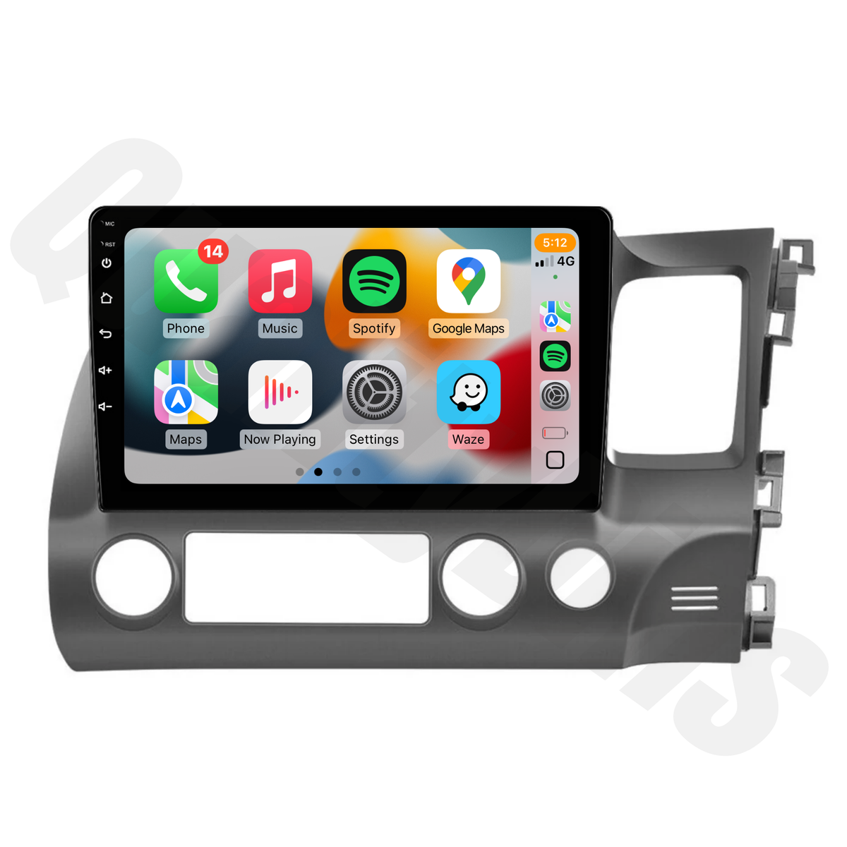 Honda Civic 2006-2011 | Apple CarPlay & Android Auto Head Unit Upgrade Kit | (Sedan)