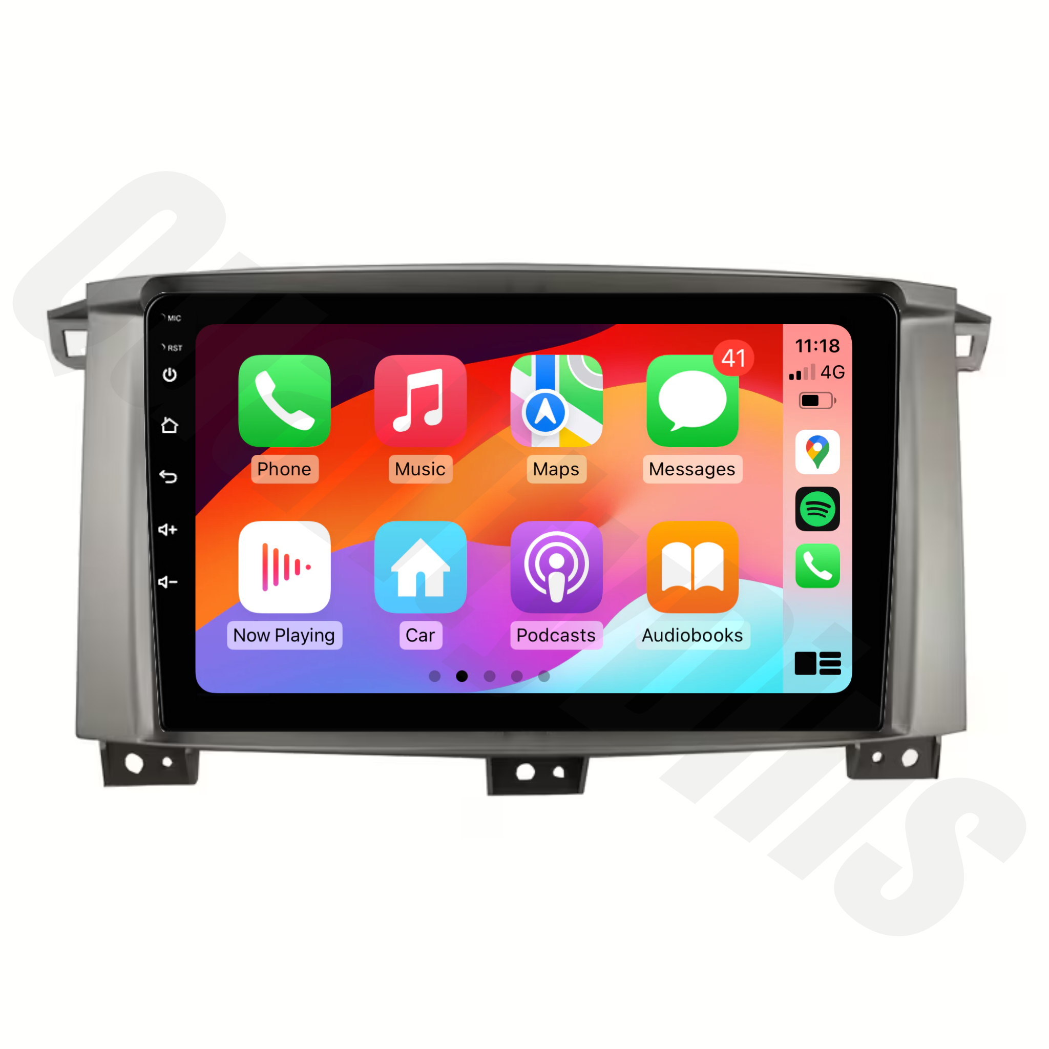 Toyota LandCruiser 100 Series (2002-2007) | Apple CarPlay & Android Auto Head Unit Upgrade Kit
