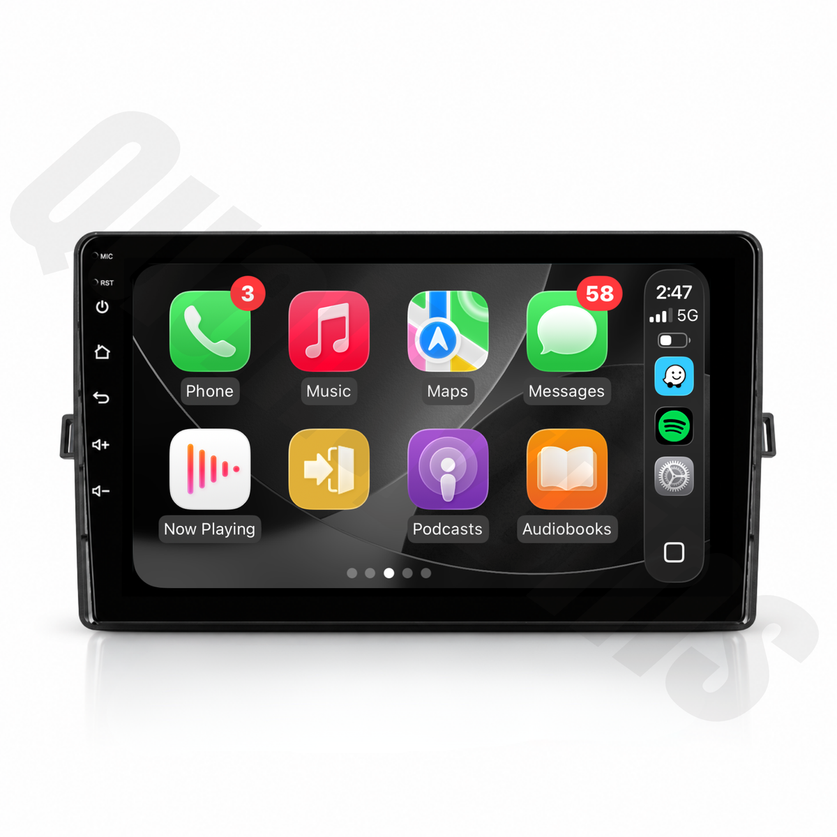Toyota Corolla Hatchback 2007-2011 | Apple CarPlay & Android Auto Head Unit Upgrade Kit