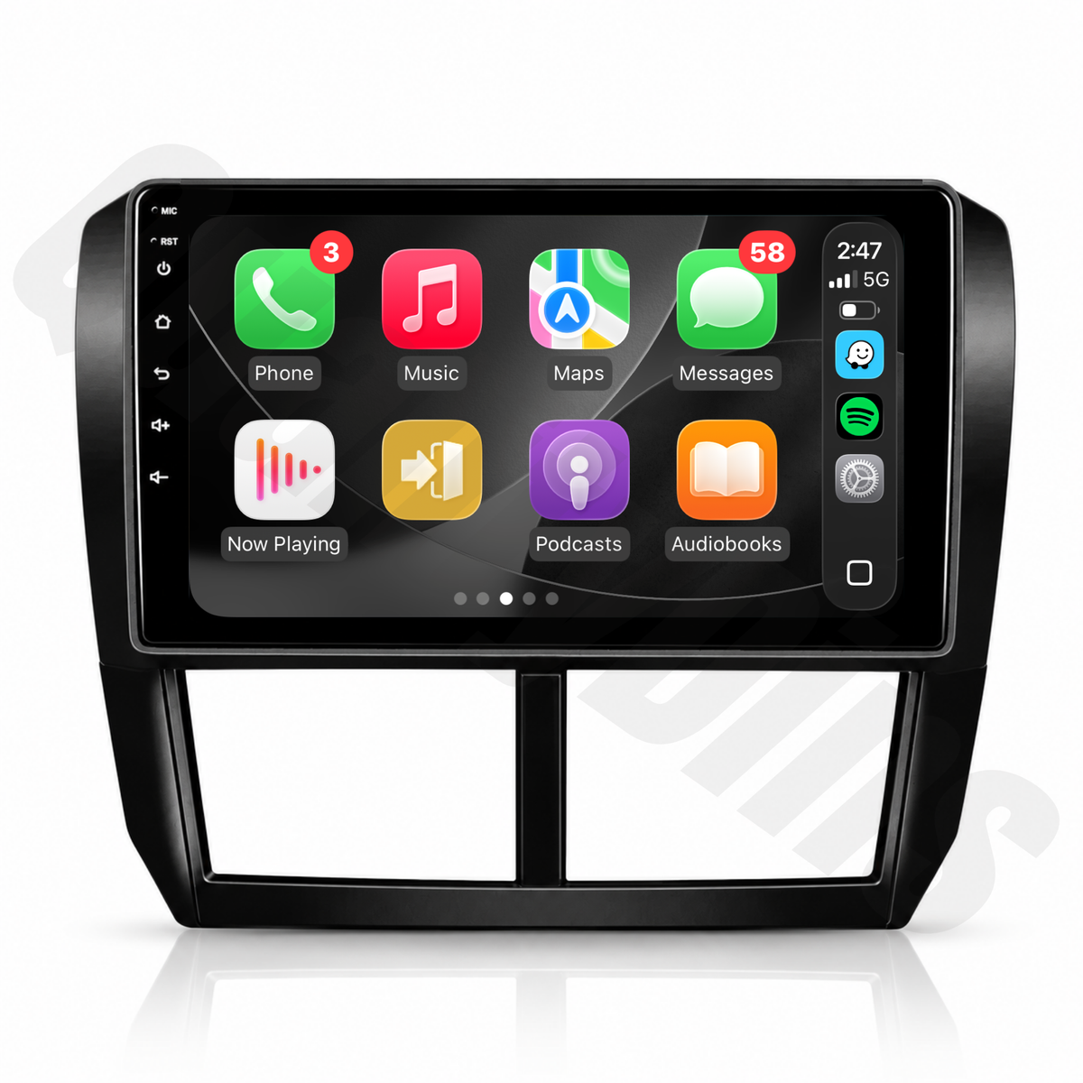 Subaru WRX / Forester / Impreza 2007–2014 | Apple CarPlay & Android Auto Head Unit Upgrade Kit