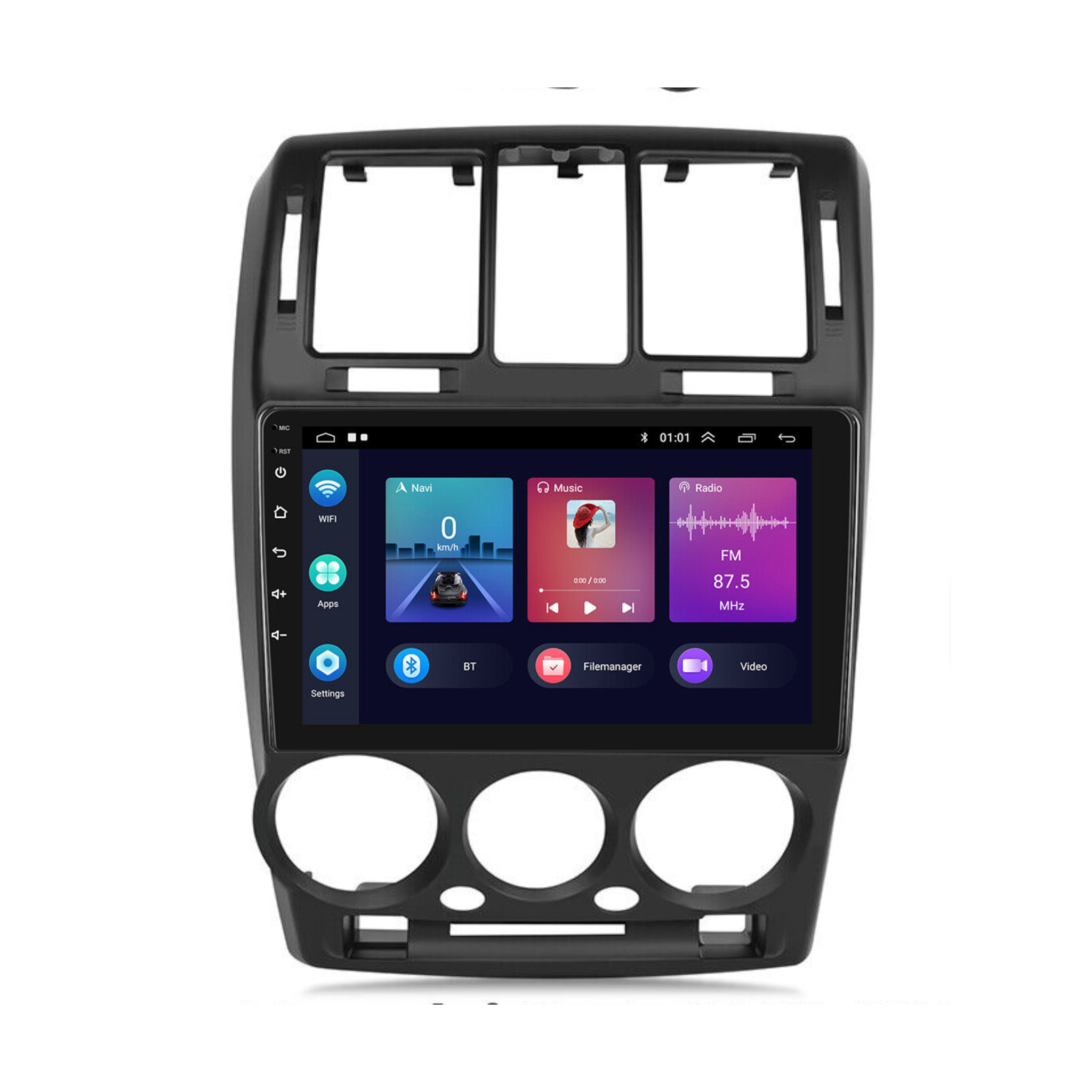 Hyundai Getz 2002~2011 Apple CarPlay and Android Auto Plug and Plug Head Unit Upgrade Kit