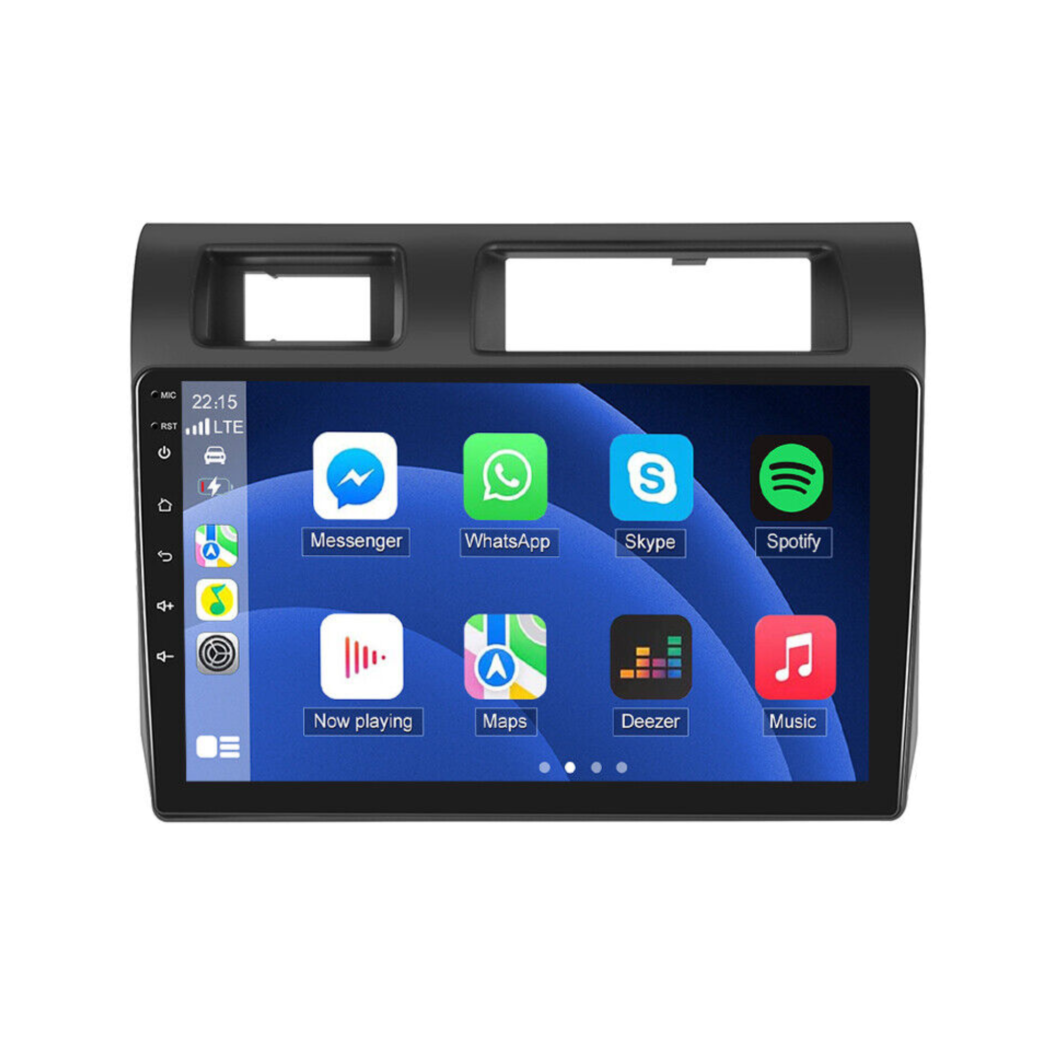 Toyota Landcruiser 70 Series 2009-2023 Apple CarPlay and Android Auto Plug and Plug Head Unit Upgrade Kit