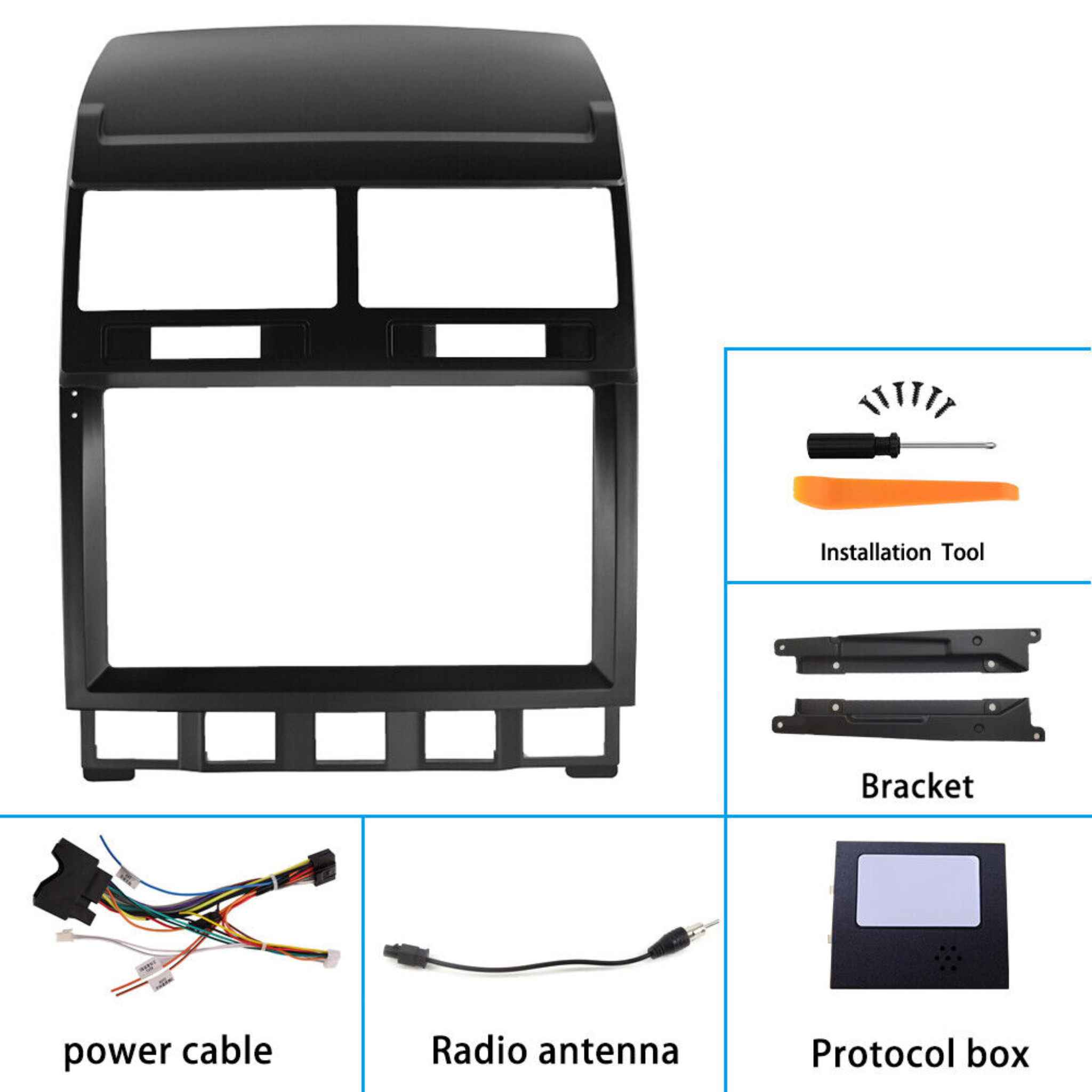 Volkswagen Touareg 7L 2003-2010 Apple CarPlay and Android Auto Plug and Plug Head Unit Upgrade Kit