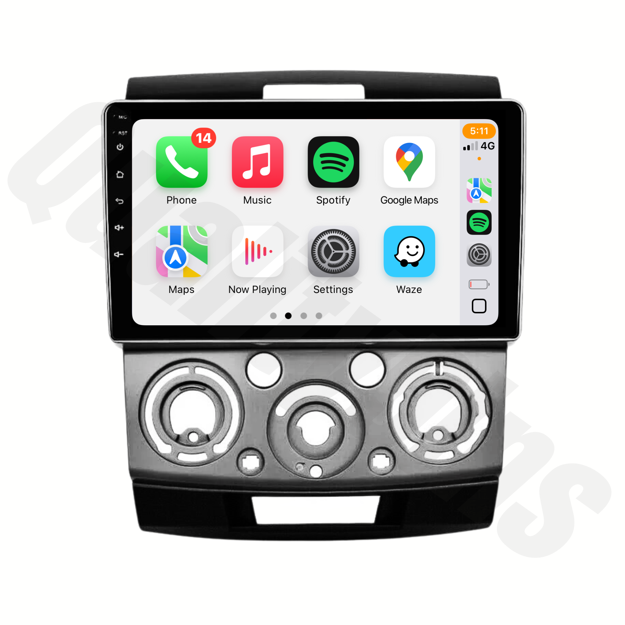 Ford Ranger & Mazda BT-50 2006–2011 | Apple CarPlay & Android Auto Head Unit Upgrade Kit