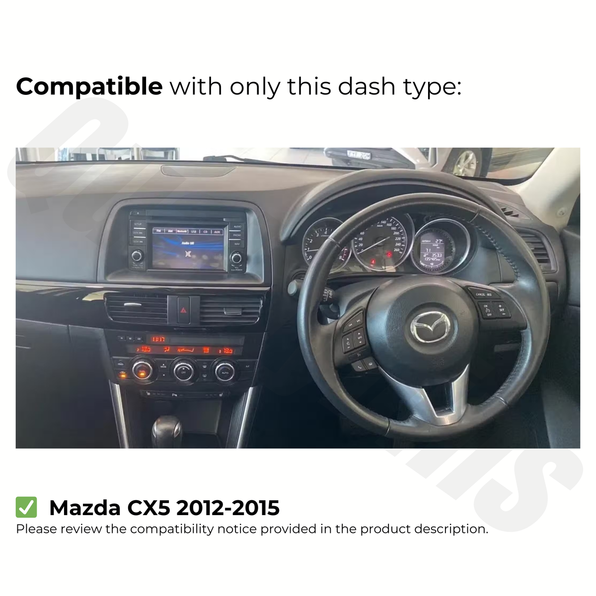 Mazda CX5 2012-2015 | Apple CarPlay & Android Auto Head Unit Upgrade Kit