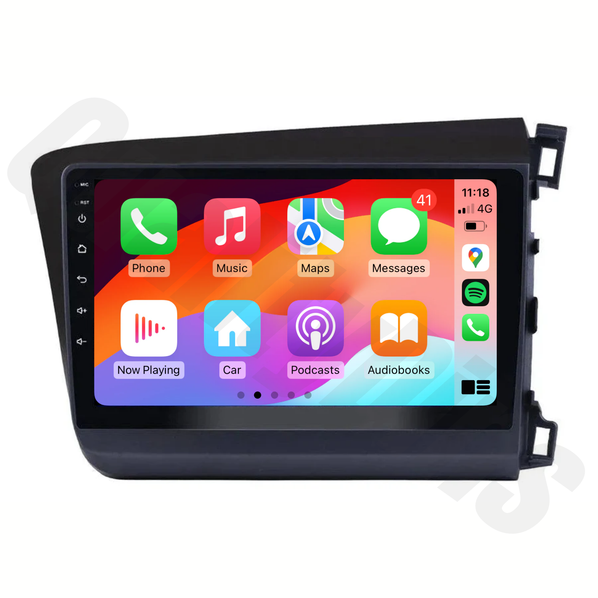 Honda Civic 2012-2015 | Apple CarPlay & Android Auto Head Unit Upgrade Kit | (Sedan)
