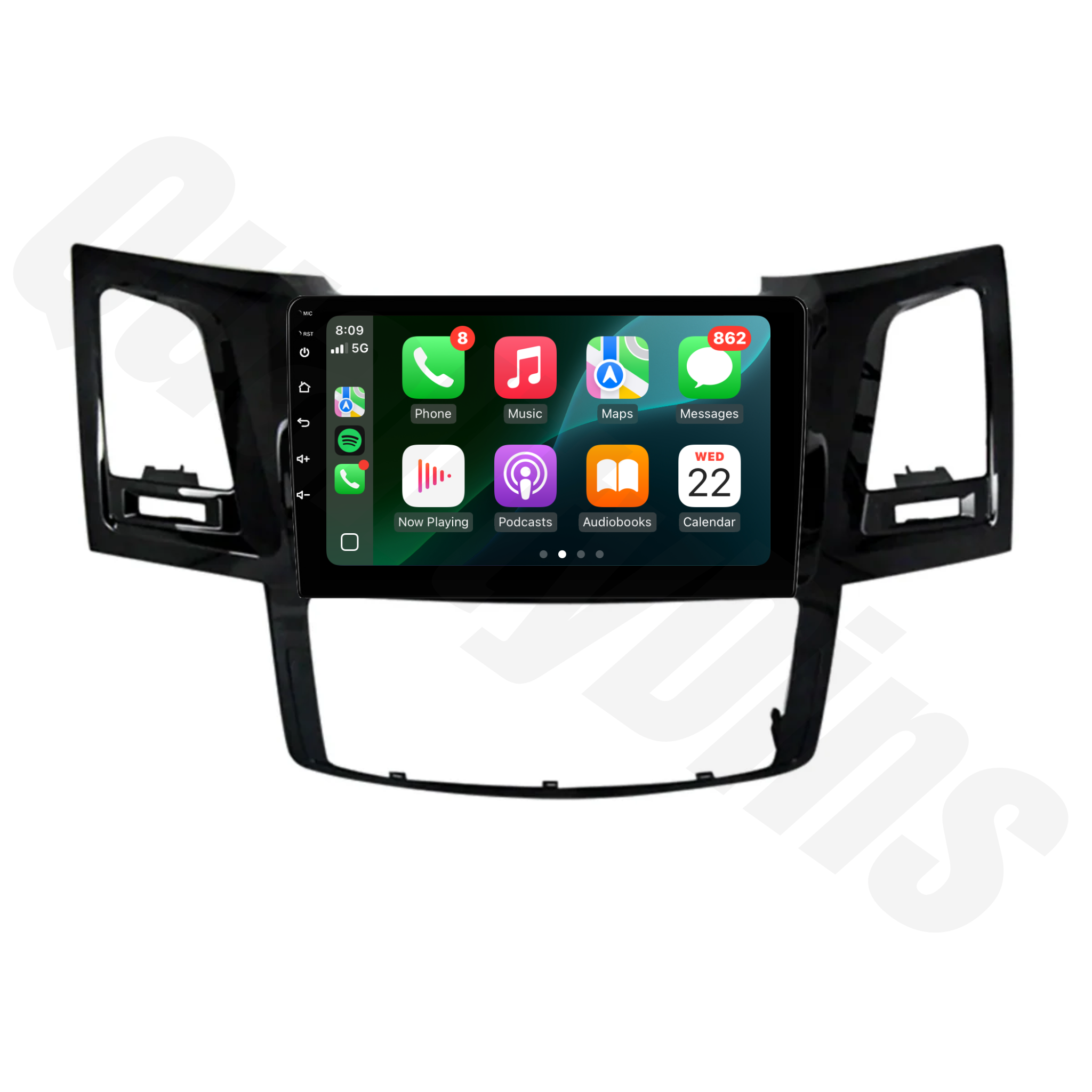 Toyota Hilux N70 2005-2015 | Apple CarPlay & Android Auto Head Unit Upgrade Kit