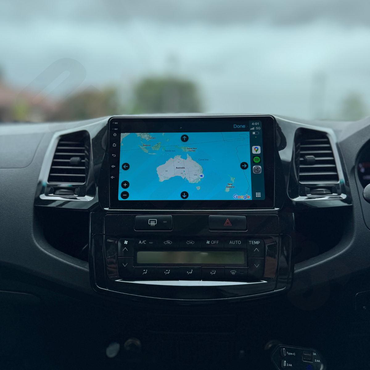 Toyota Hilux N70 2005-2015 | Apple CarPlay & Android Auto Head Unit Upgrade Kit