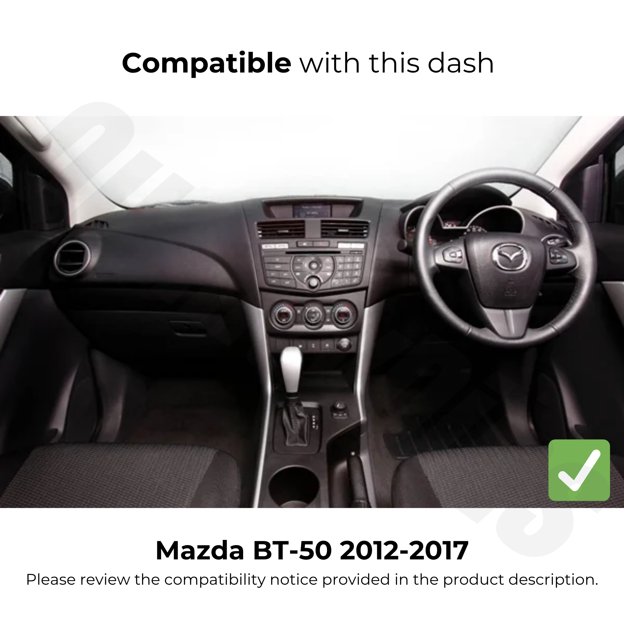 Mazda BT-50 2012-2017 | Apple CarPlay & Android Auto Head Unit Upgrade Kit
