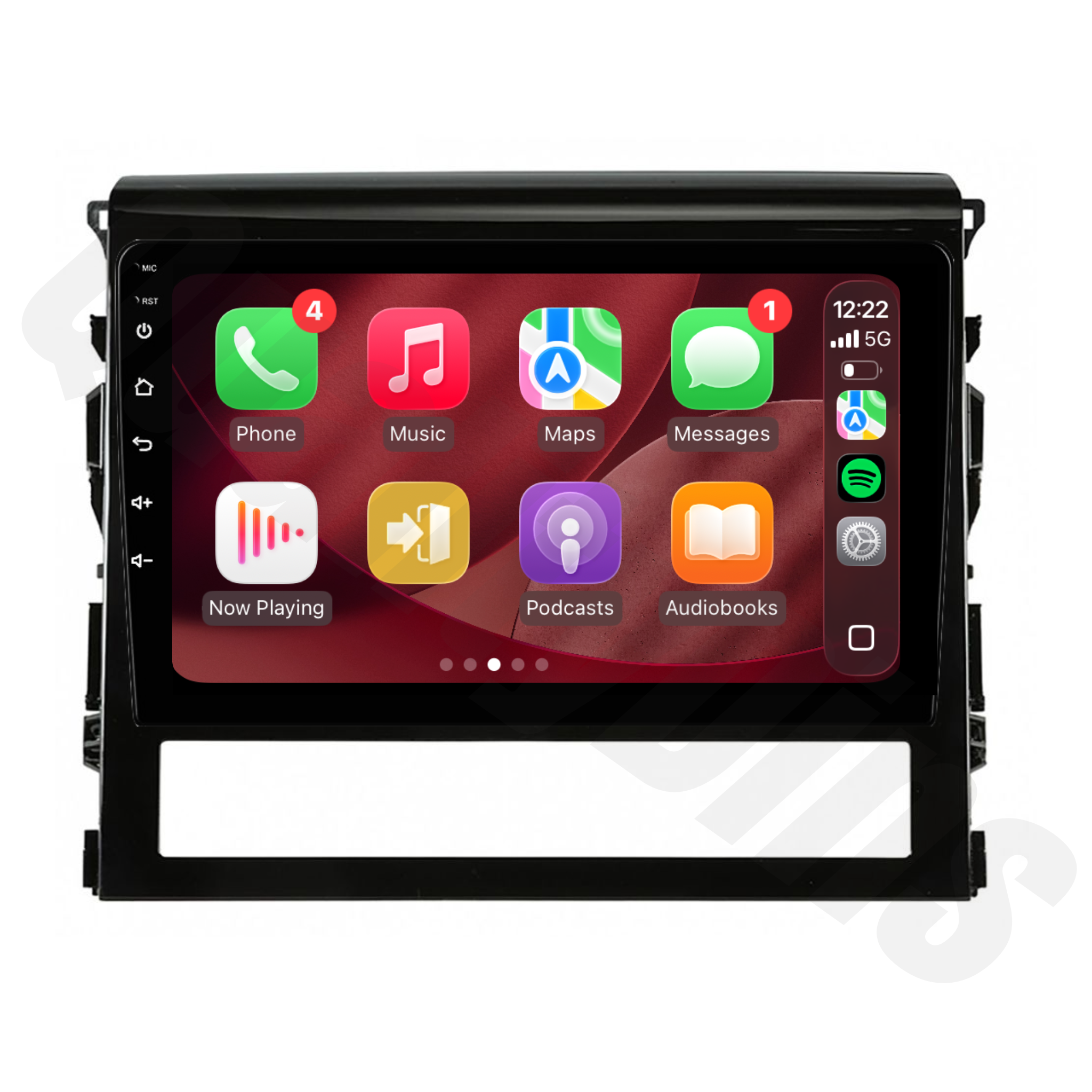 Toyota Landcruiser 200 Series (GXL & Altitude) 2016-2021 | Apple CarPlay & Android Auto Head Unit Upgrade Kit