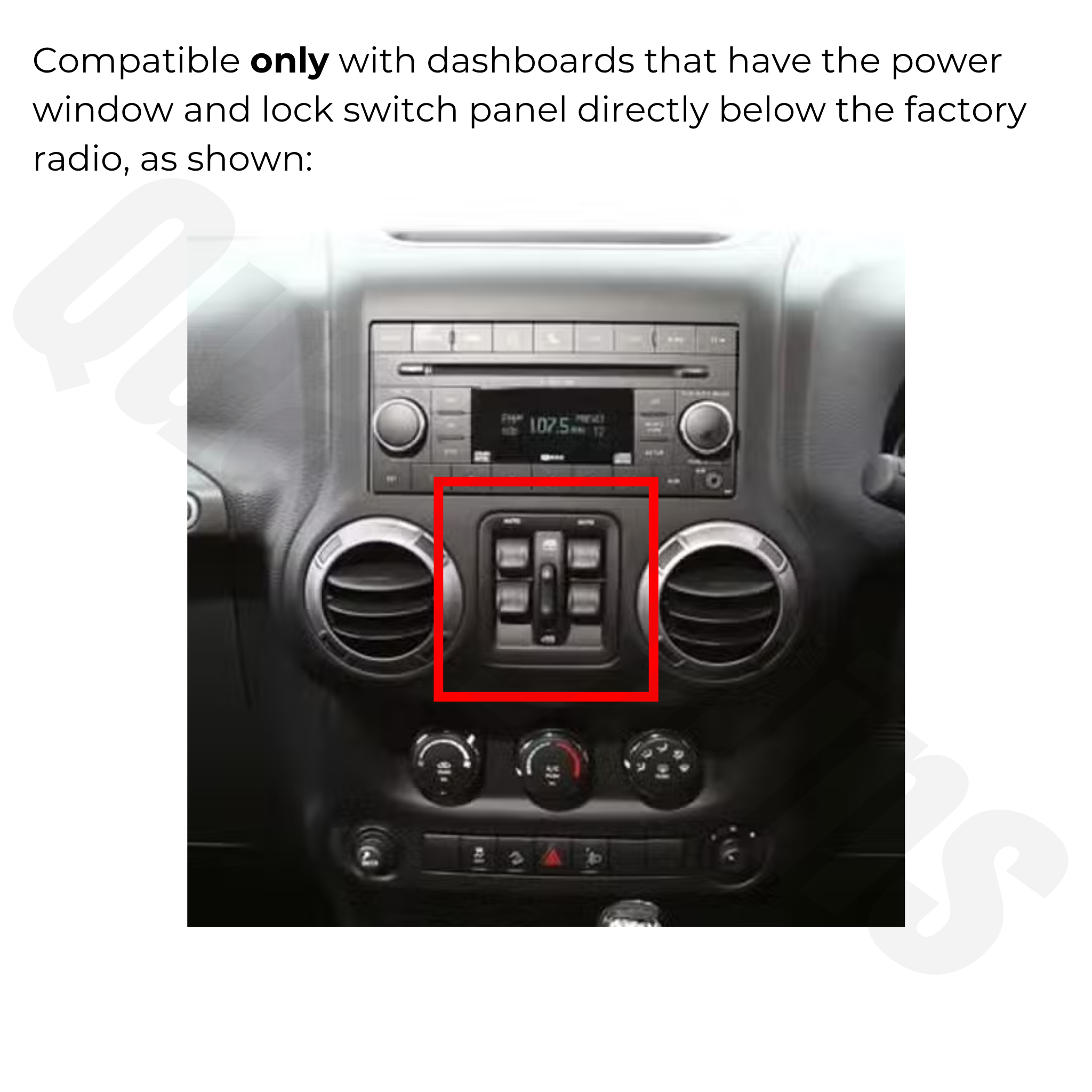 Jeep Wrangler JK 2015-2018 | Apple CarPlay & Android Auto Head Unit Upgrade Kit