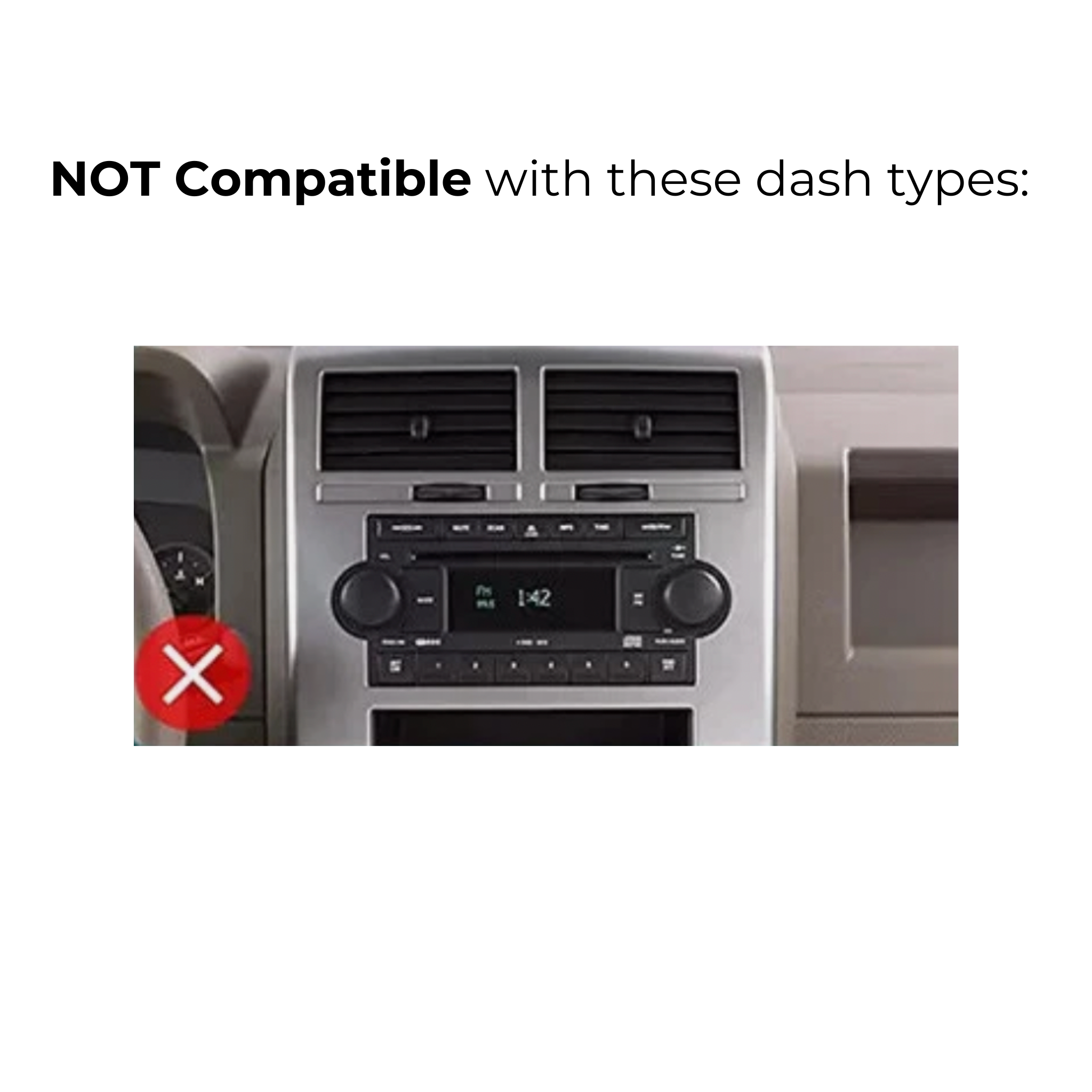 Jeep & Dodge 2010–2015 | Apple CarPlay & Android Auto Head Unit Upgrade Kit | (Various Models & Trims)