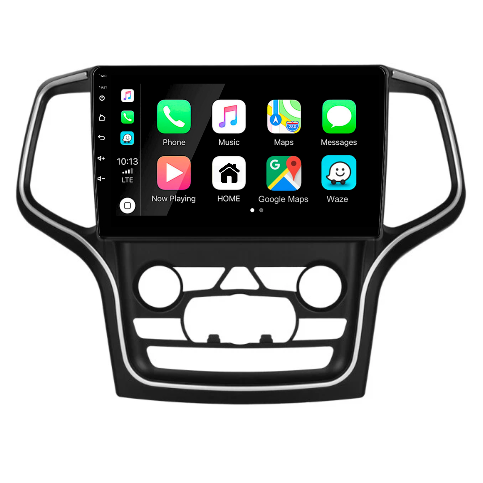 Jeep Grand Cherokee - Limited 2014-2022 (Read Description for Overland/Summit/SRT/Trackhawk) Apple CarPlay and Android Auto Plug and Plug Head Unit Upgrade Kit