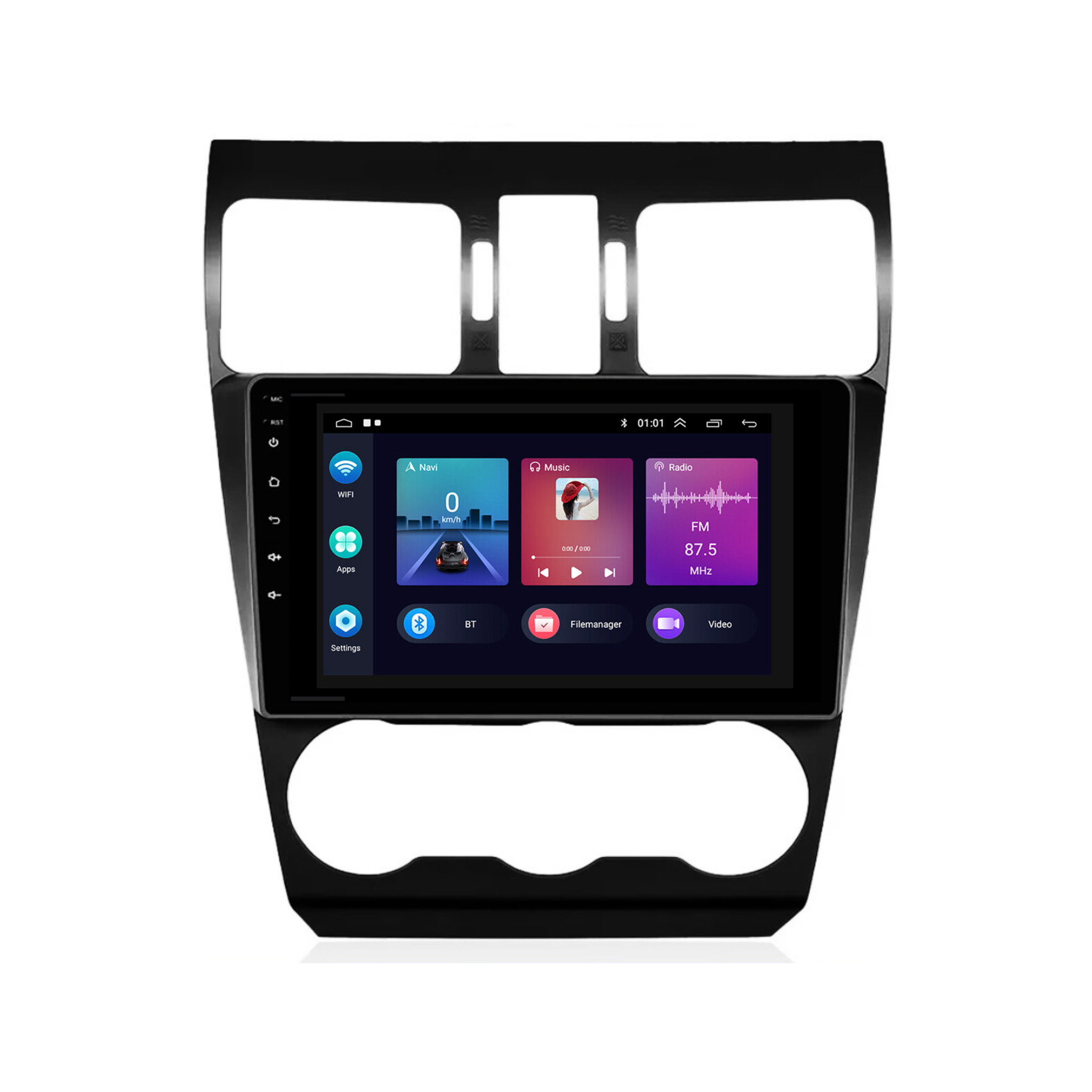 Subaru Forester SJ (Standard Frame) 2013-2018 Apple CarPlay and Android Auto Plug and Plug Head Unit Upgrade Kit