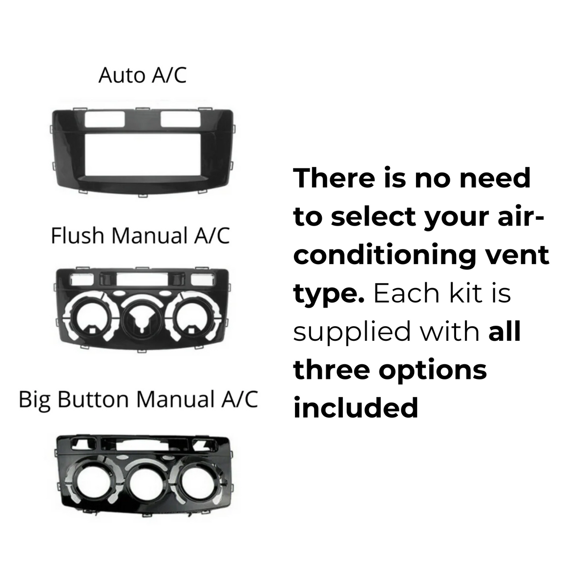 Toyota Hilux N70 2005-2015 | Apple CarPlay & Android Auto Head Unit Upgrade Kit