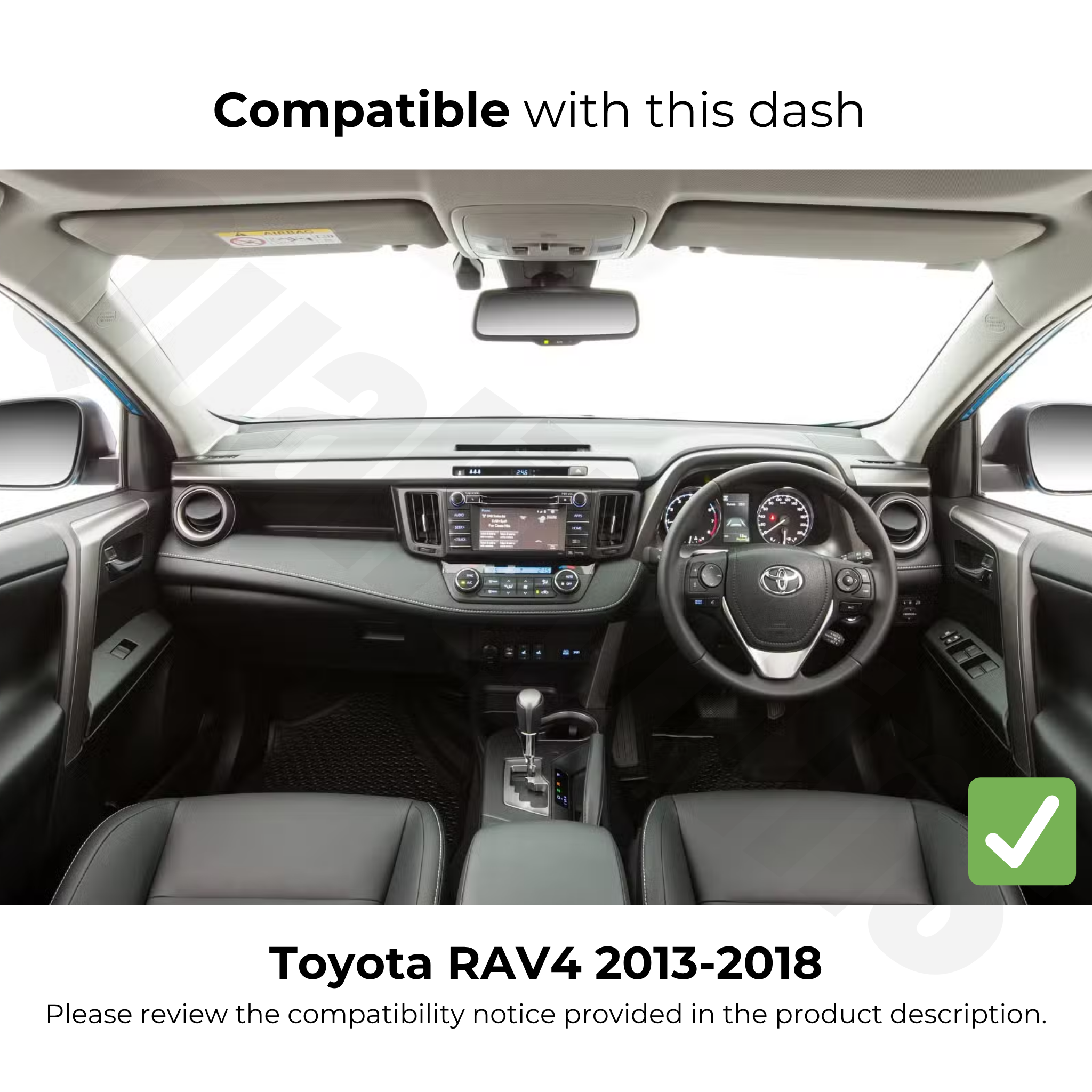 Toyota Rav 4 2013-2018  | Apple CarPlay & Android Auto Head Unit Upgrade Kit