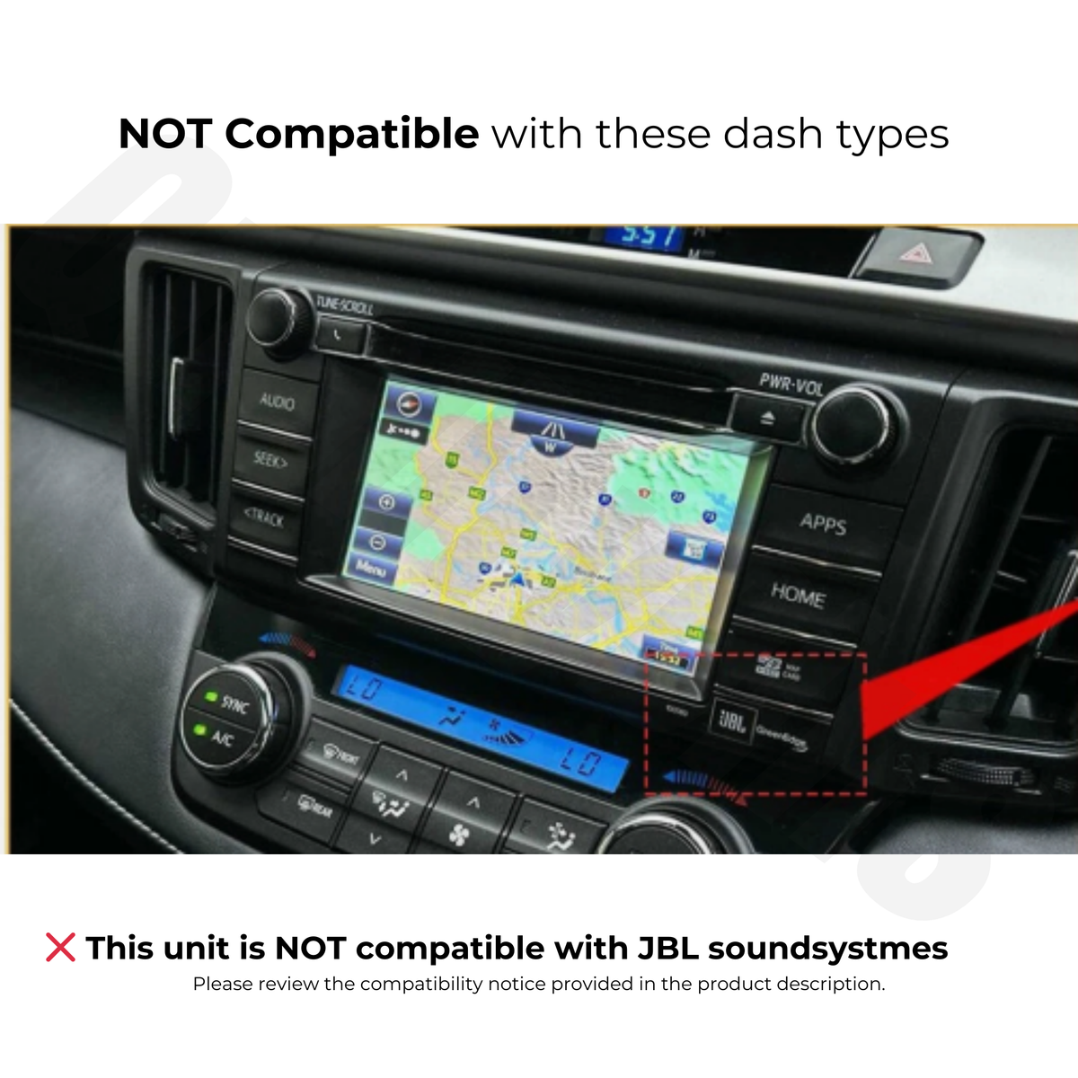 Toyota RAV4 2013-2018 | Apple CarPlay & Android Auto Head Unit Upgrade Kit