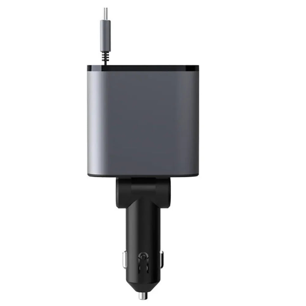 4 in 1 Retractable Phone Car Charger