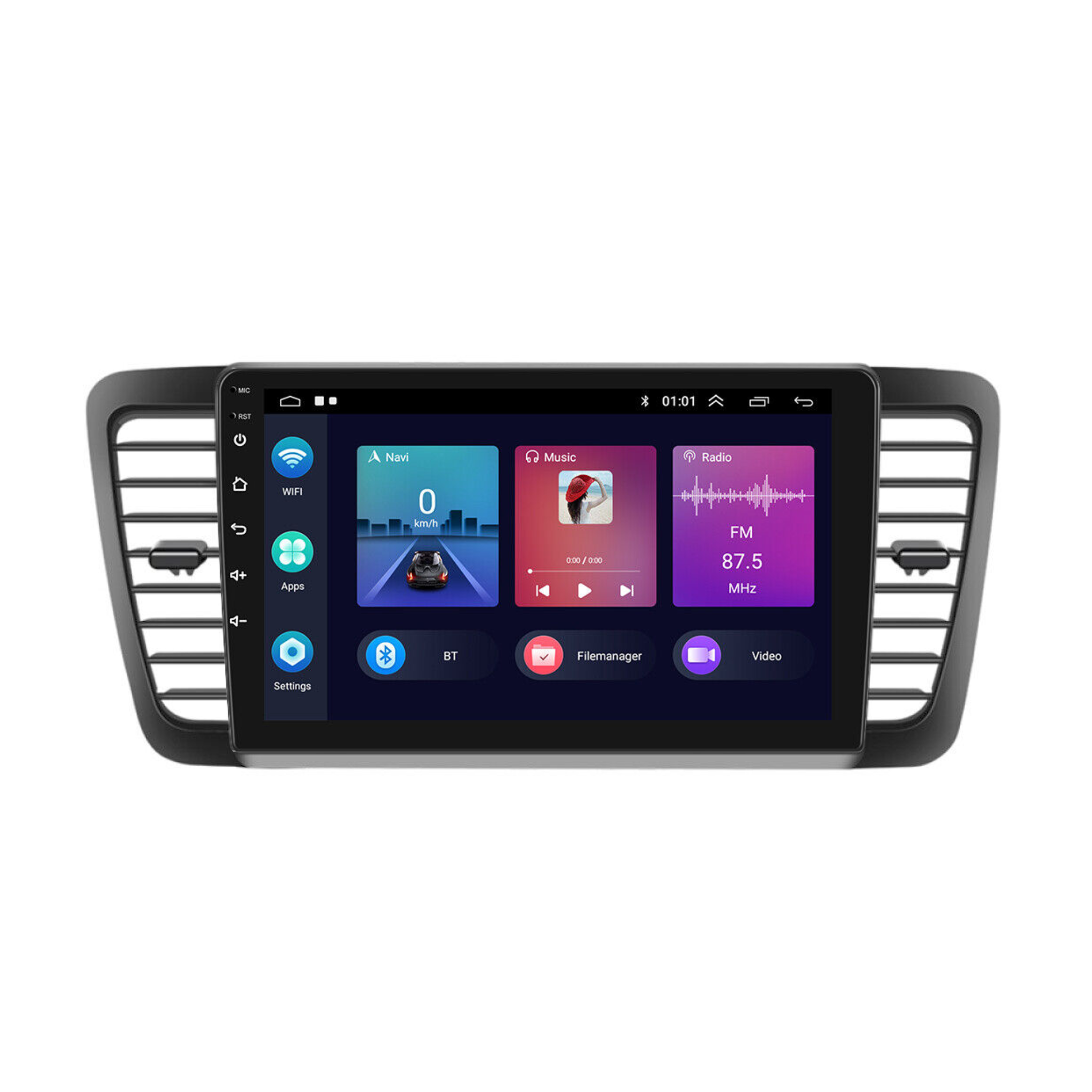 Subaru Outback & Liberty 2003-2009 Apple CarPlay and Android Auto Plug and Plug Head Unit Upgrade Kit
