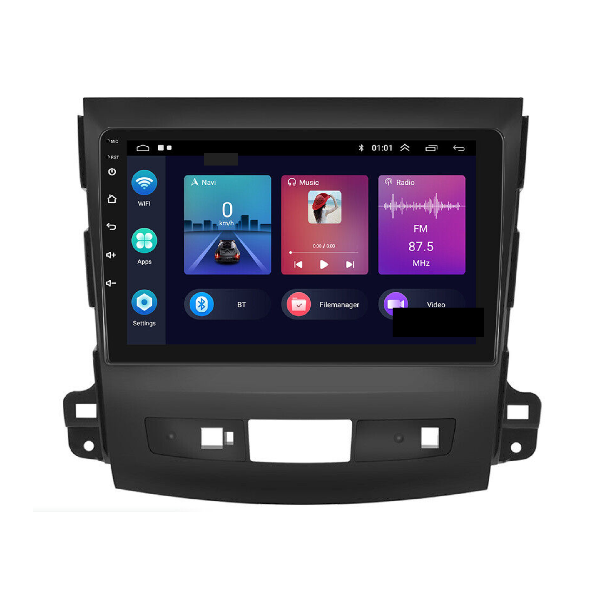 Mitsubishi Outlander 2005-2011 | Apple CarPlay & Android Auto Head Unit Upgrade Kit