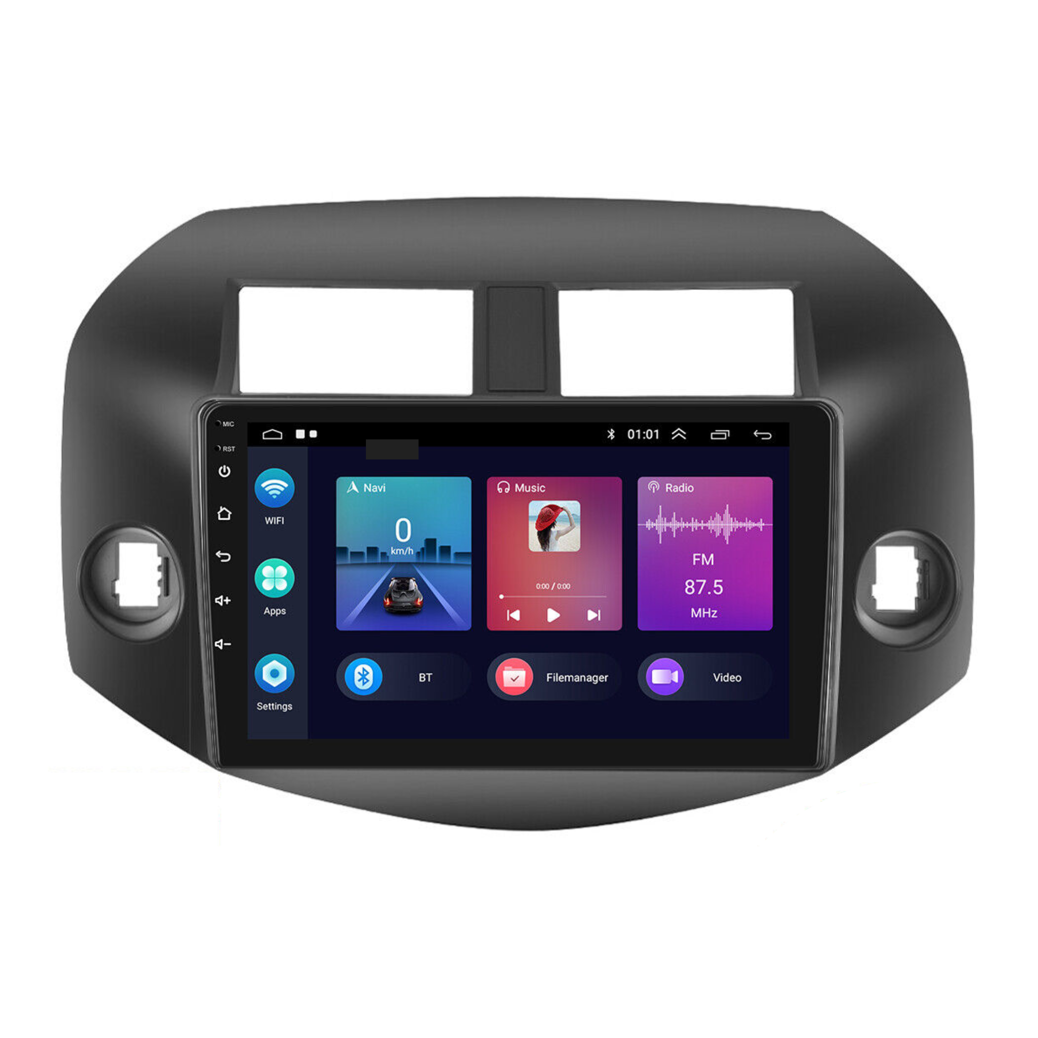 Toyota RAV4 2006-2012 Apple CarPlay and Android Auto Plug and Plug Head Unit Upgrade Kit