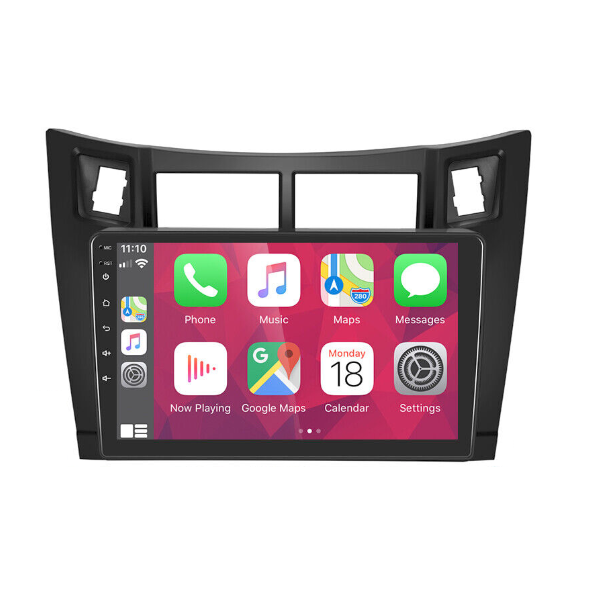 Toyota Yaris 2005-2012 Apple CarPlay and Android Auto Plug and Plug Head Unit Upgrade Kit