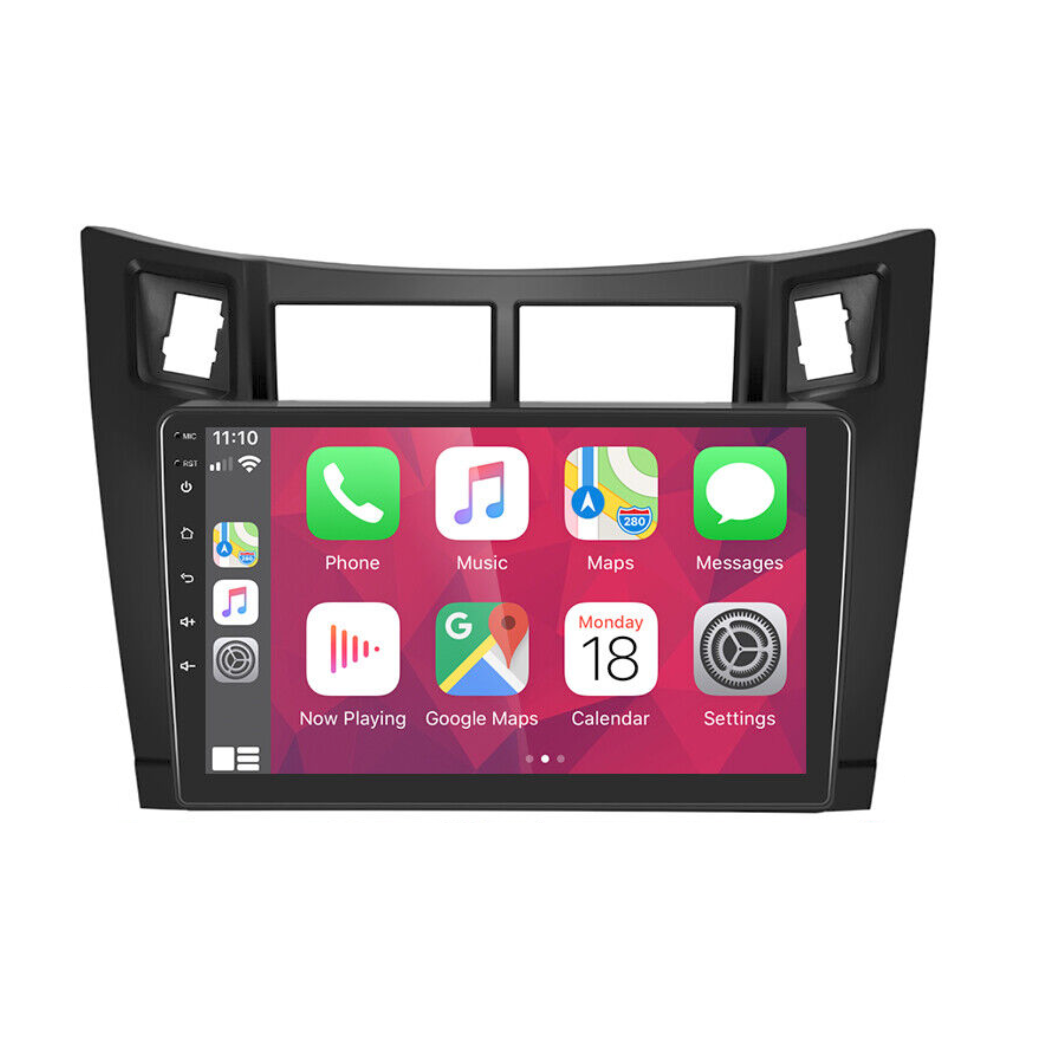 Toyota Yaris 2005-2012  Apple CarPlay and Android Auto Plug and Plug Head Unit Upgrade Kit