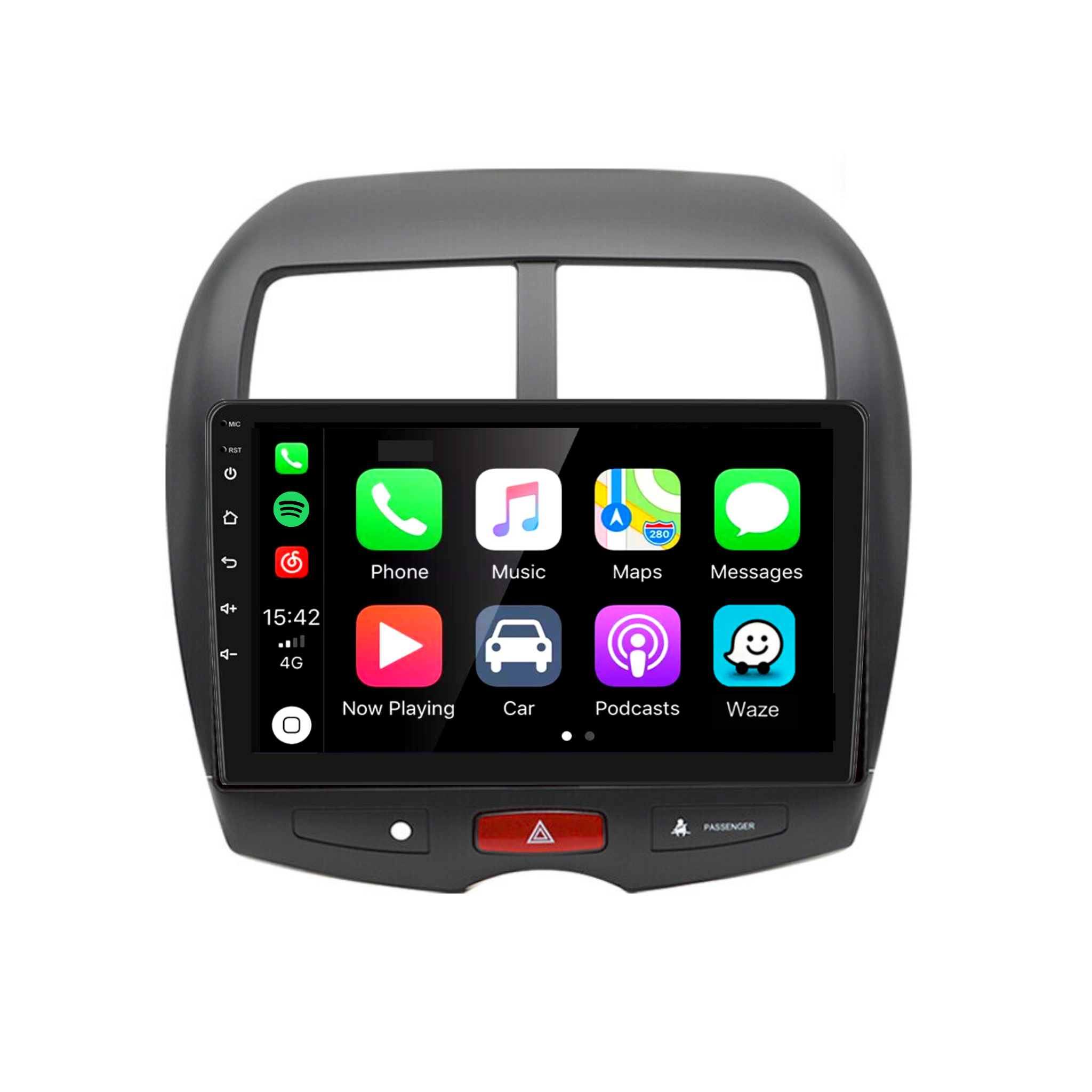 Mitsubishi ASX 2009-2017 Apple CarPlay and Android Auto Plug and Plug Head Unit Upgrade Kit