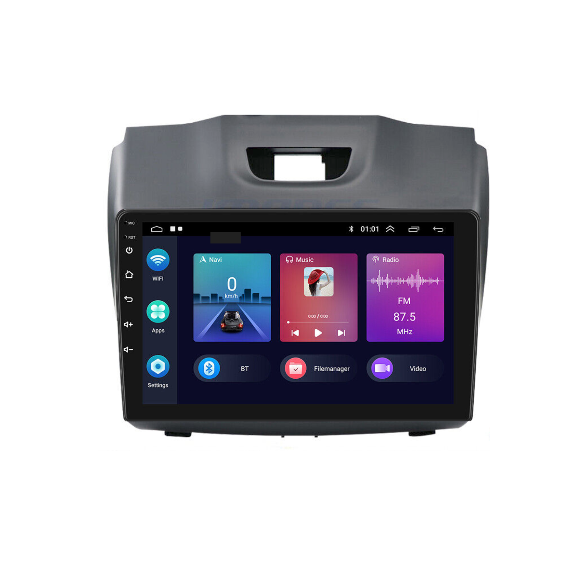 Isuzu D-Max & MU-X 2012–2018 | Apple CarPlay & Android Auto Head Unit Upgrade Kit