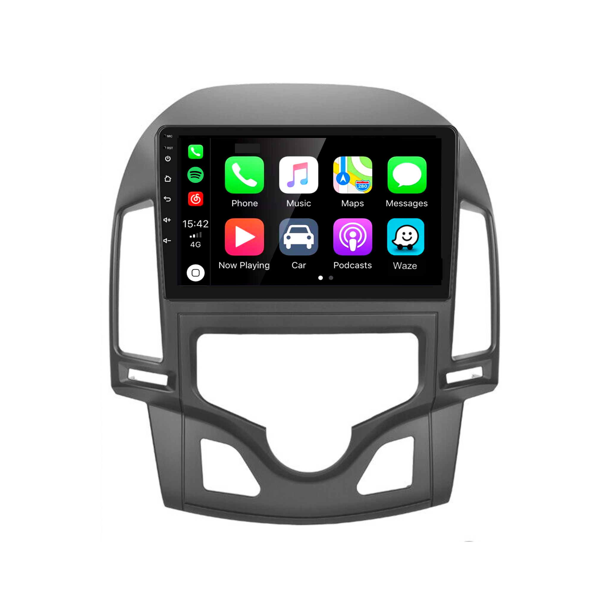 Hyundai I30 Auto A/C 2006-2011 Apple CarPlay and Android Auto Plug and Plug Head Unit Upgrade Kit