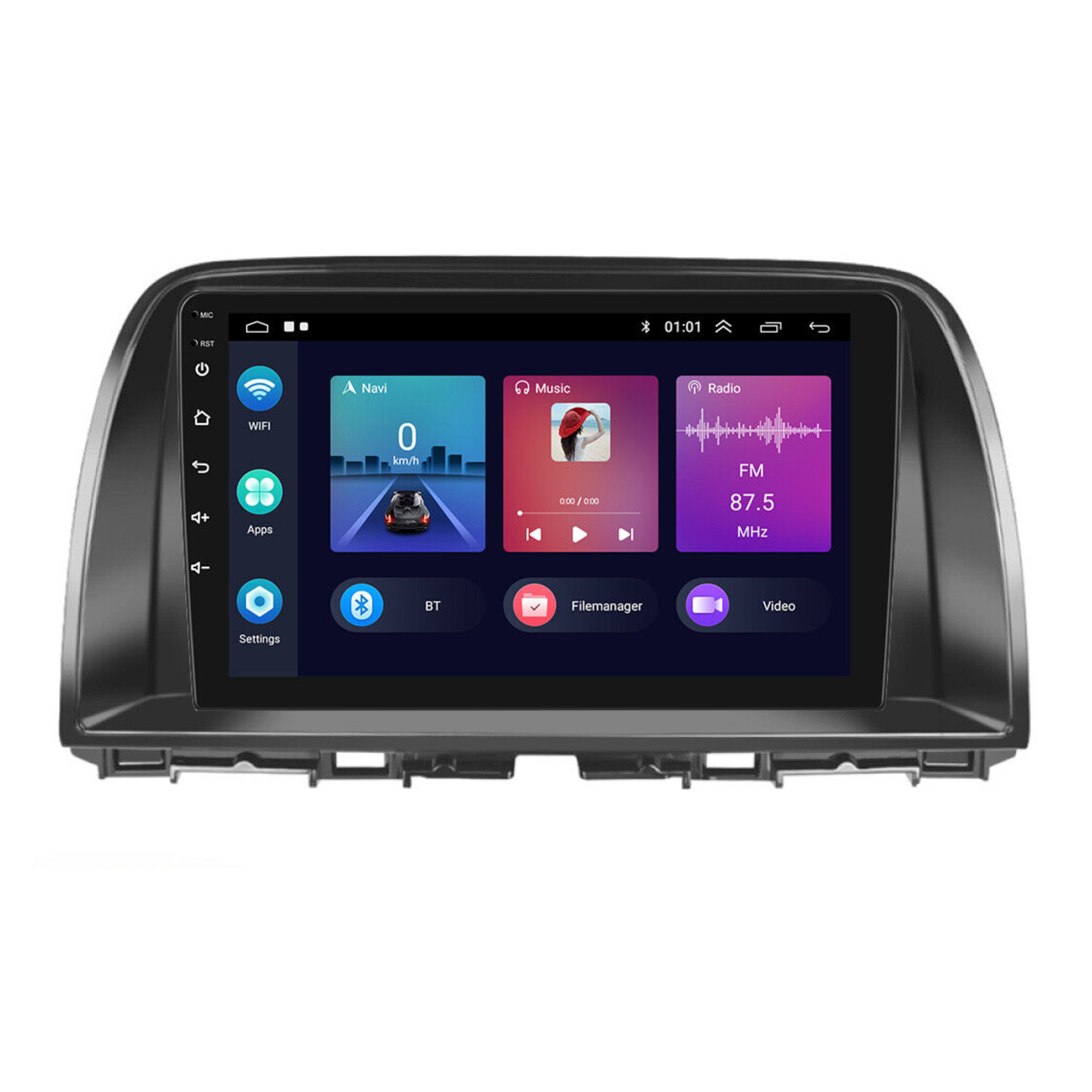 Mazda CX-5 2012-2015 Apple CarPlay and Android Auto Plug and Plug Head Unit Upgrade Kit