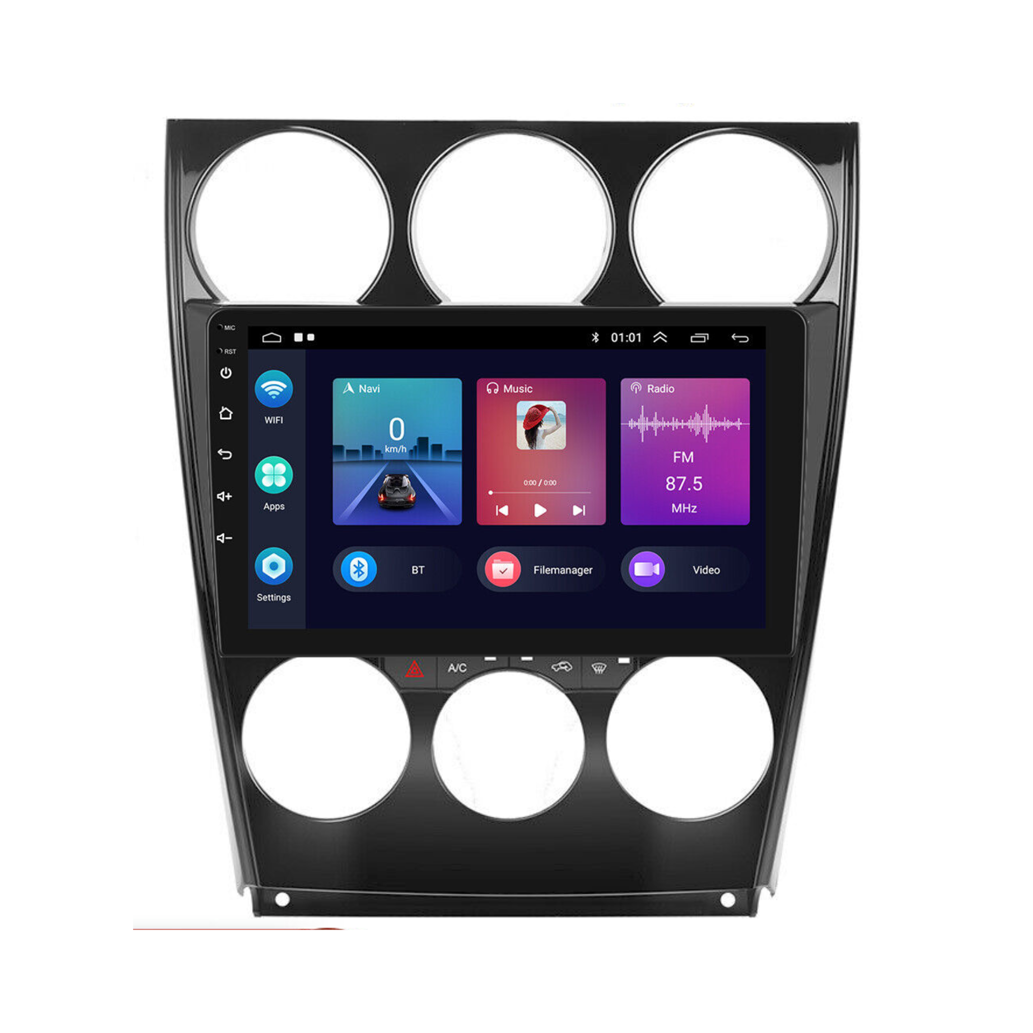 Mazda 6 2004-2014 Apple CarPlay and Android Auto Plug and Plug Head Unit Upgrade Kit
