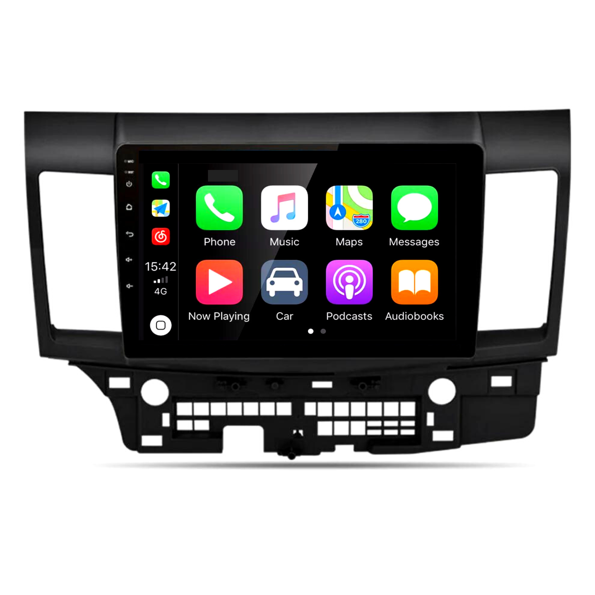 Mitsubishi Lancer 2007-2017 Apple CarPlay and Android Auto Plug and Plug Head Unit Upgrade Kit