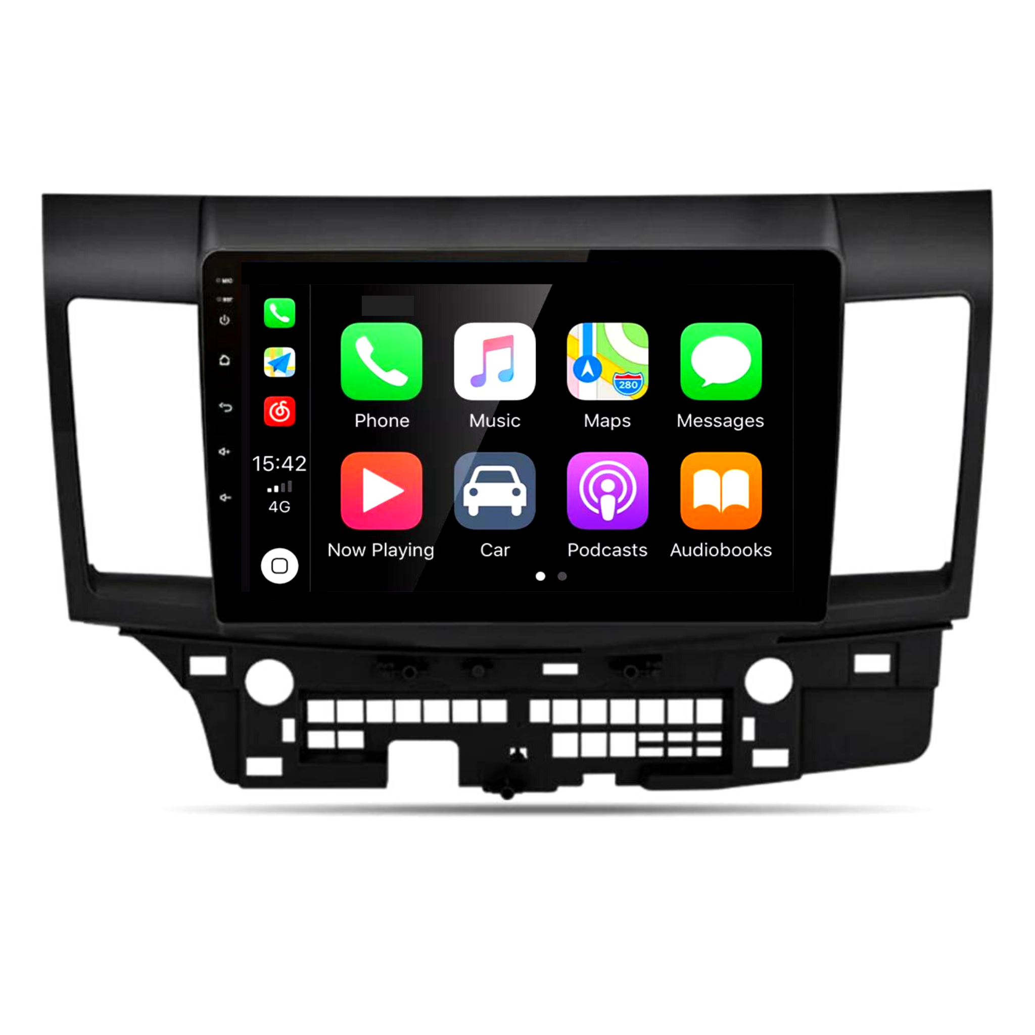 Mitsubishi Lancer 2007-2013 Apple CarPlay and Android Auto Plug and Plug Head Unit Upgrade Kit